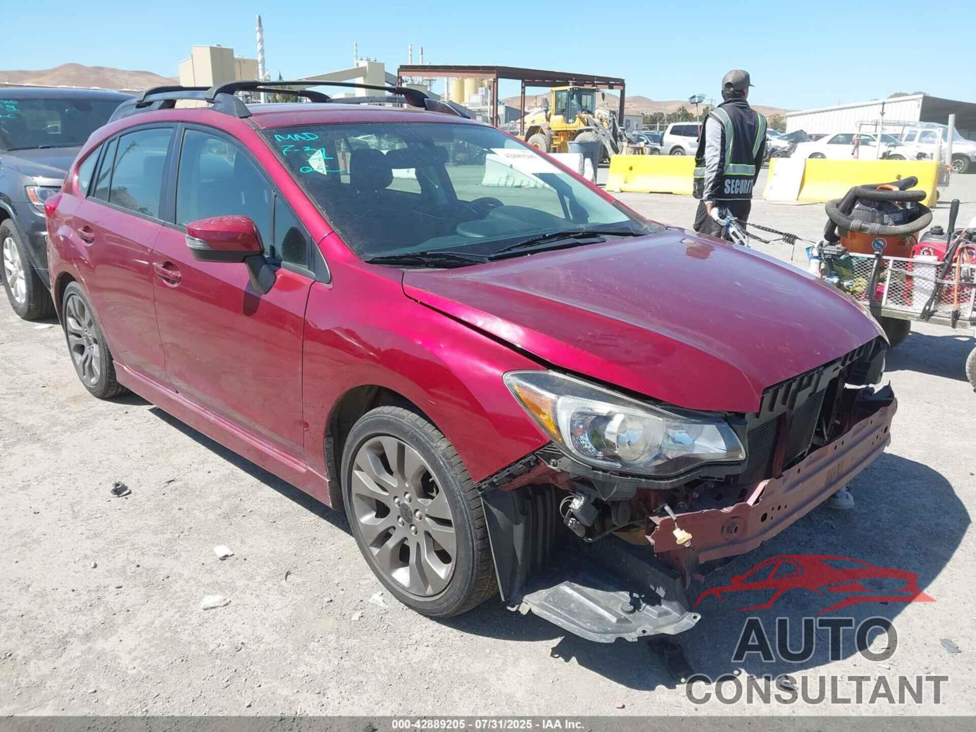SUBARU IMPREZA 2015 - JF1GPAT64FH265181
