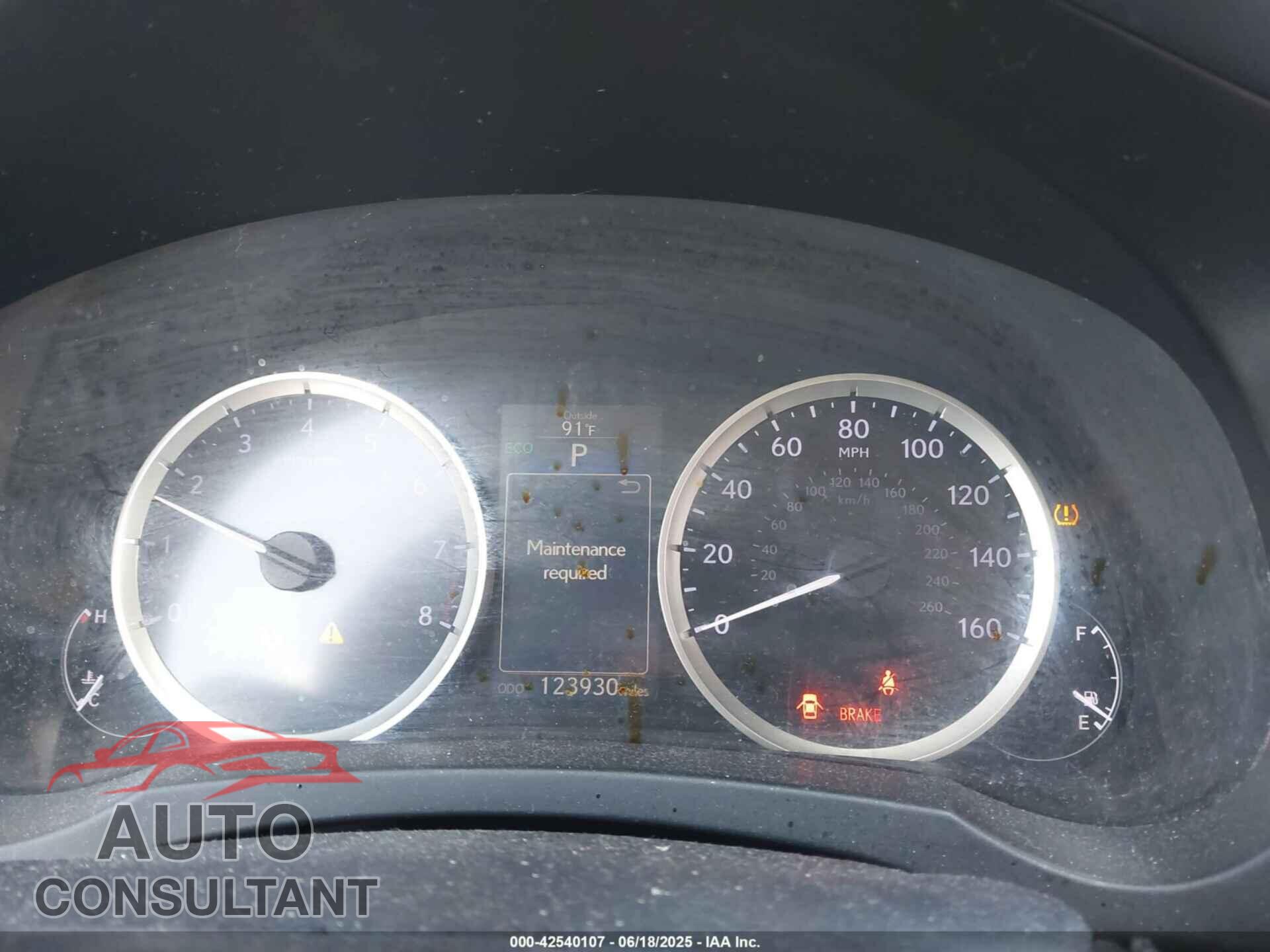 LEXUS IS 2015 - JTHBF1D23F5048384