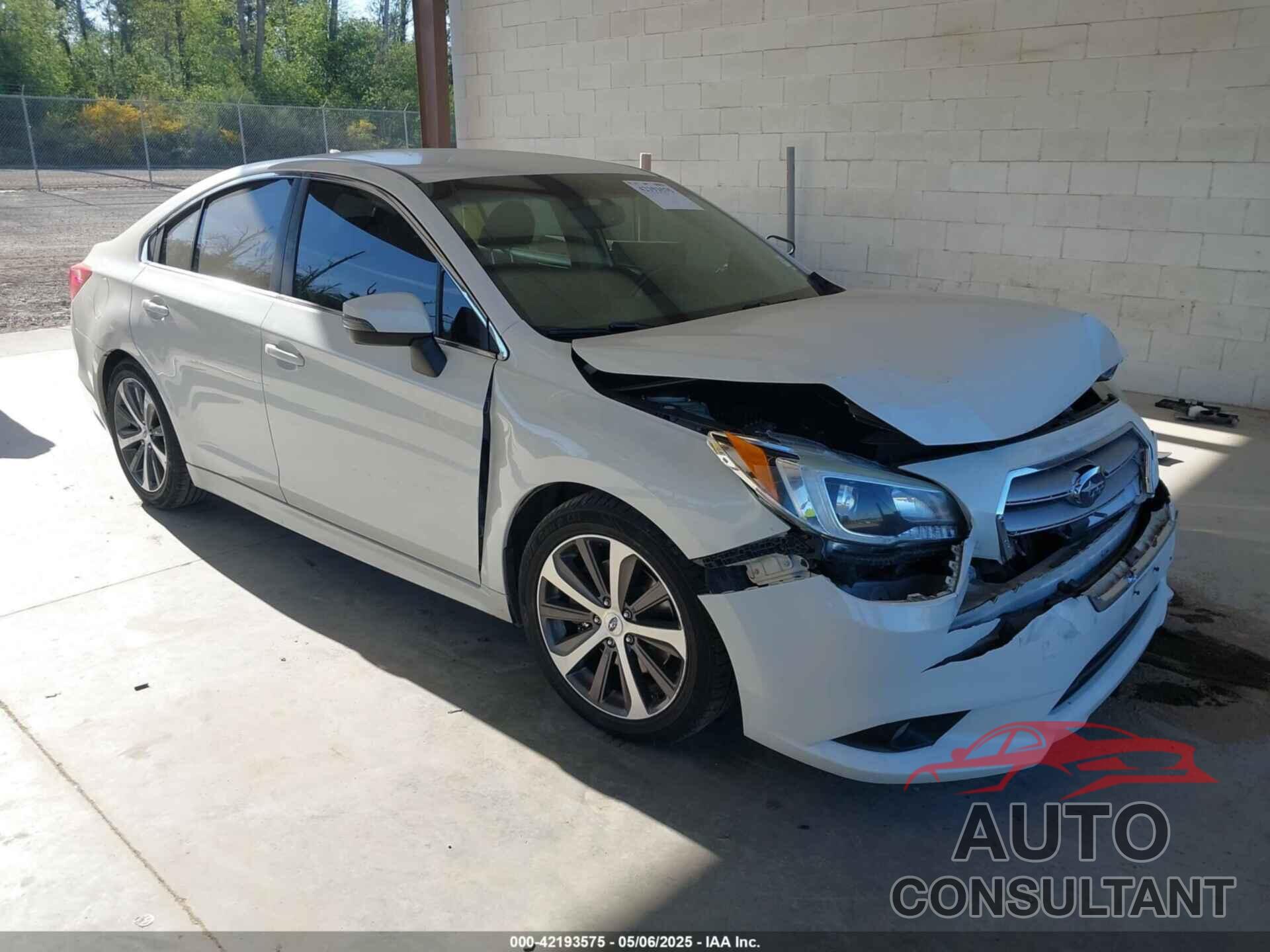 SUBARU LEGACY 2016 - 4S3BNEJ61G3044897