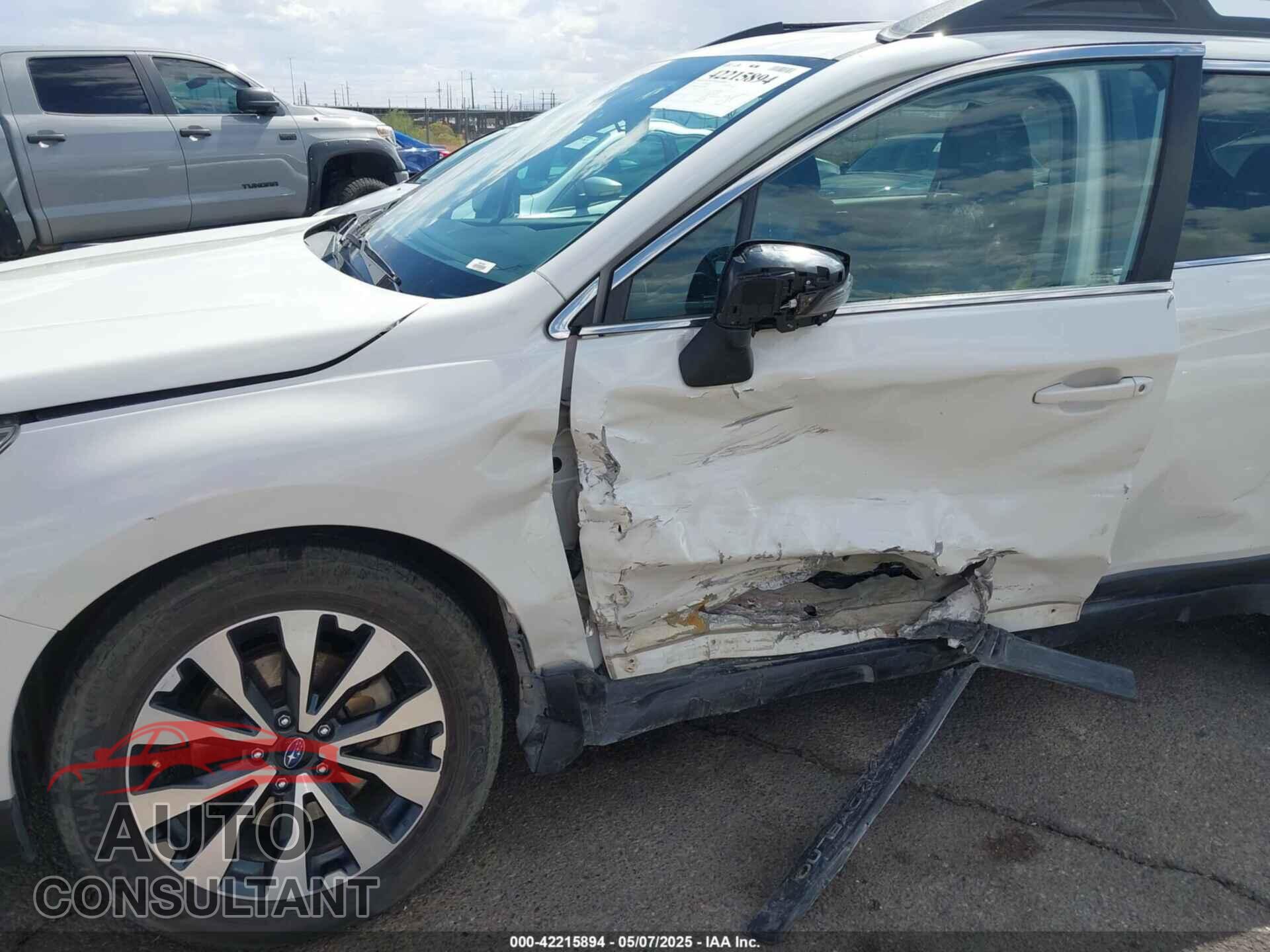 SUBARU OUTBACK 2015 - 4S4BSBNC4F3276086