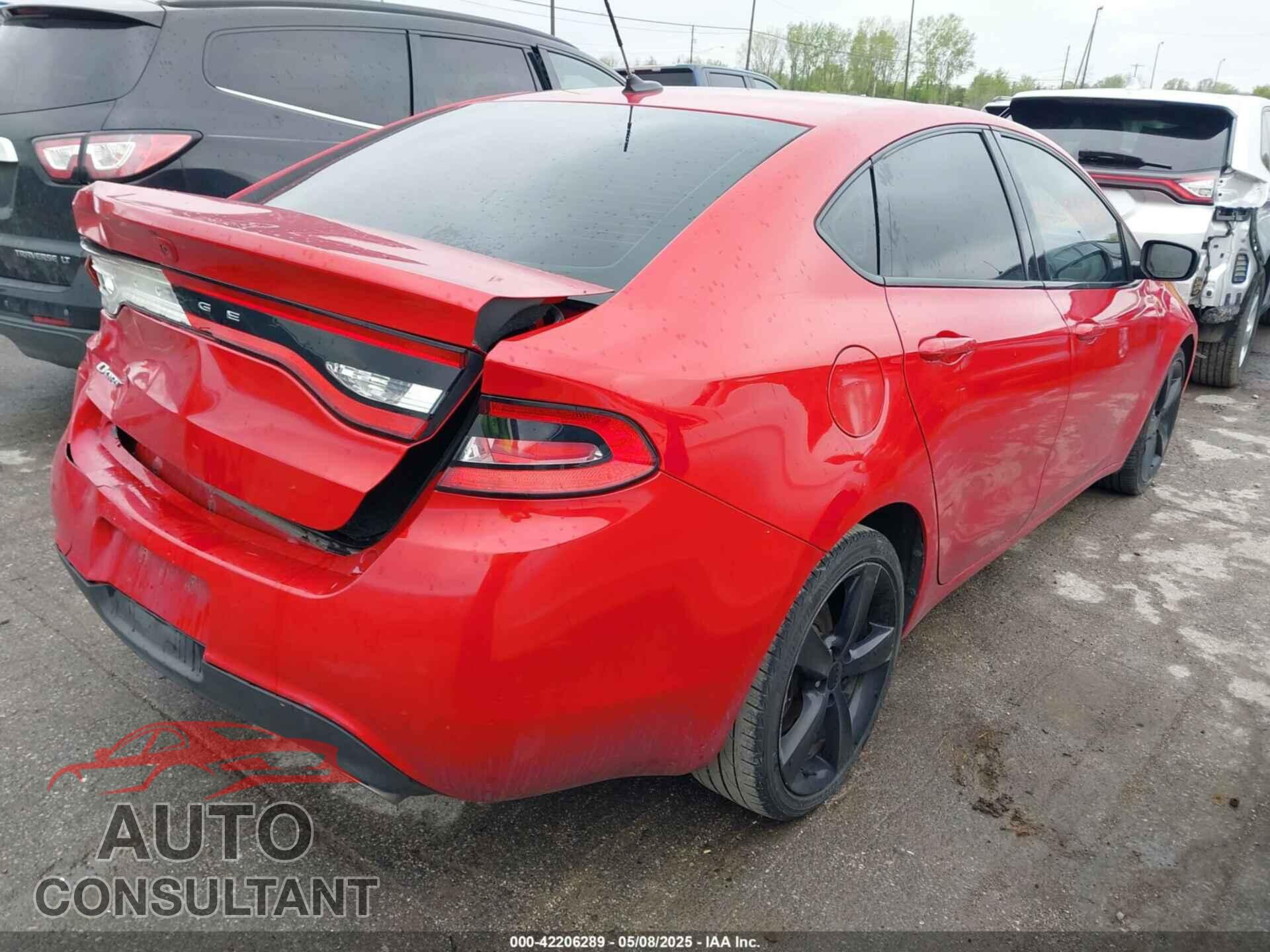 DODGE DART 2016 - 1C3CDFBB9GD624213