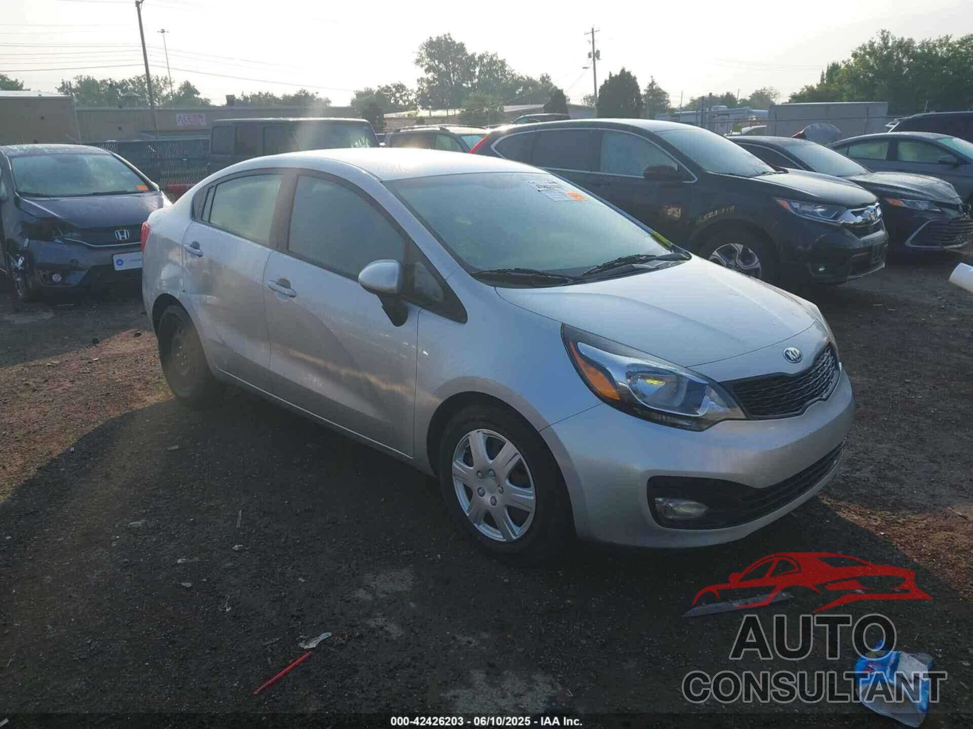 KIA RIO 2013 - KNADM4A3XD6274554