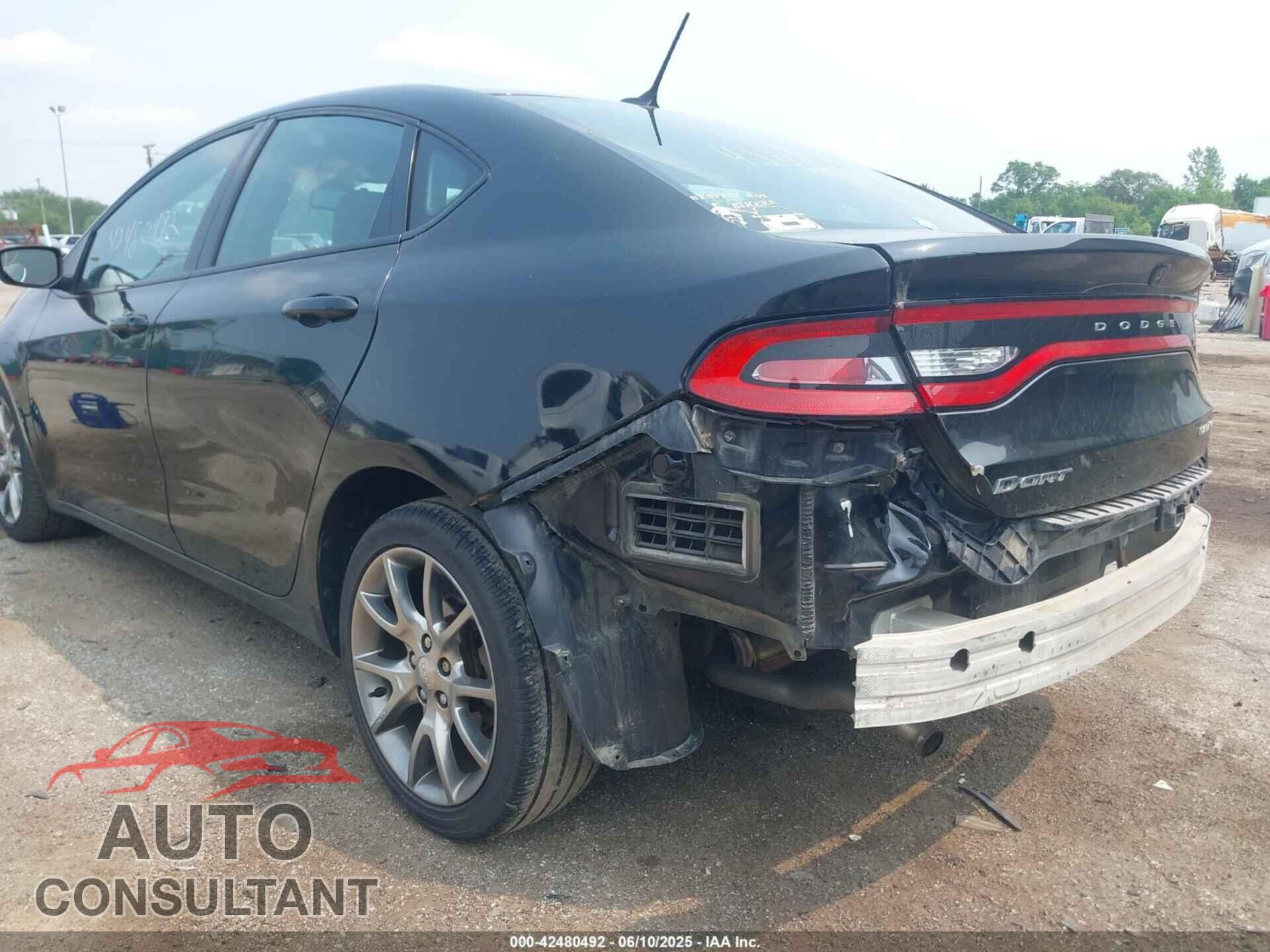 DODGE DART 2015 - 1C3CDFBB5FD173800
