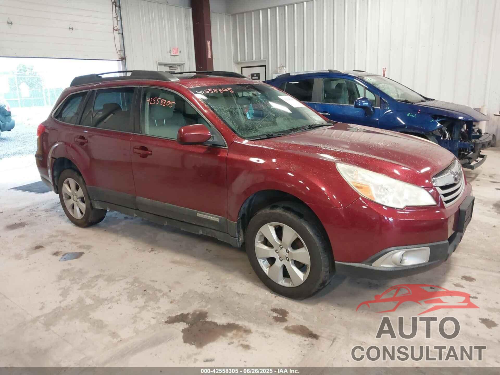SUBARU OUTBACK 2011 - 4S4BRBGC5B3389807