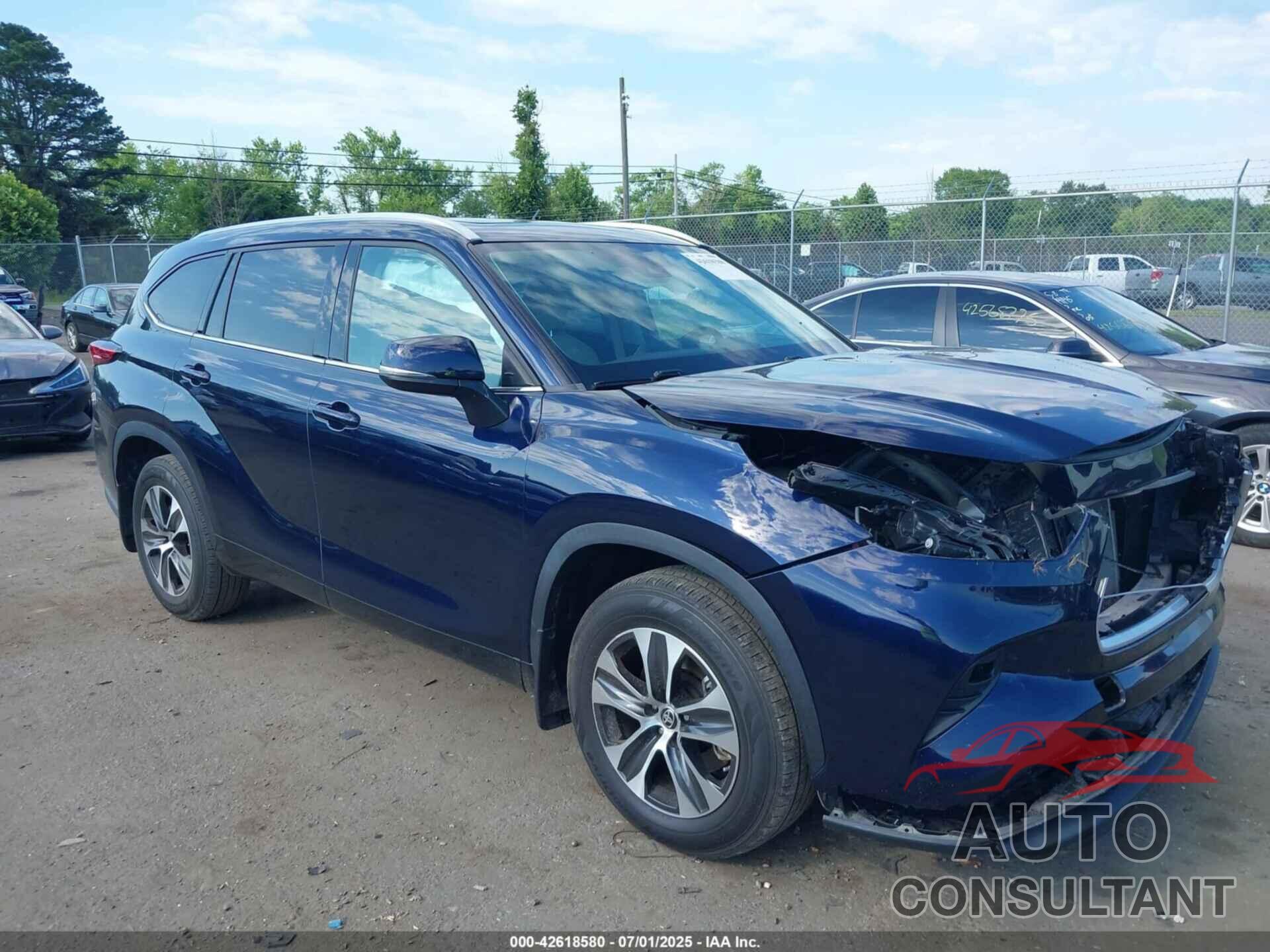 TOYOTA HIGHLANDER 2021 - 5TDGZRBH2MS557703