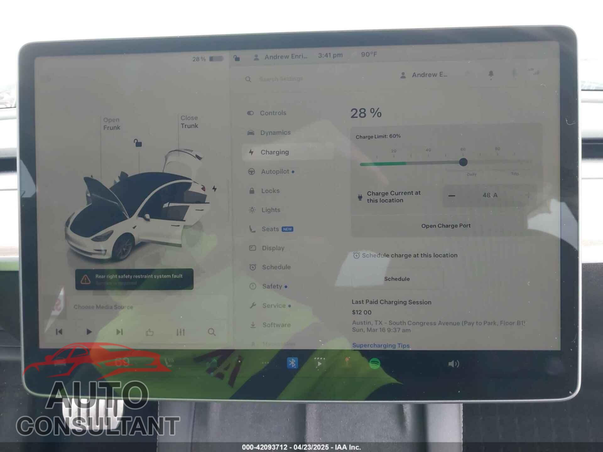 TESLA MODEL 3 2023 - 5YJ3E1EC8PF487550