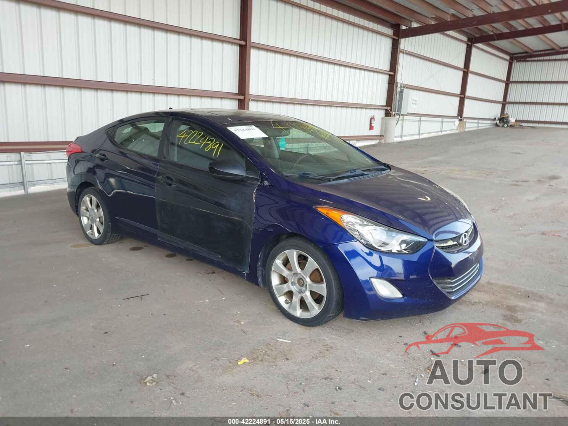 HYUNDAI ELANTRA 2012 - 5NPDH4AE1CH093596