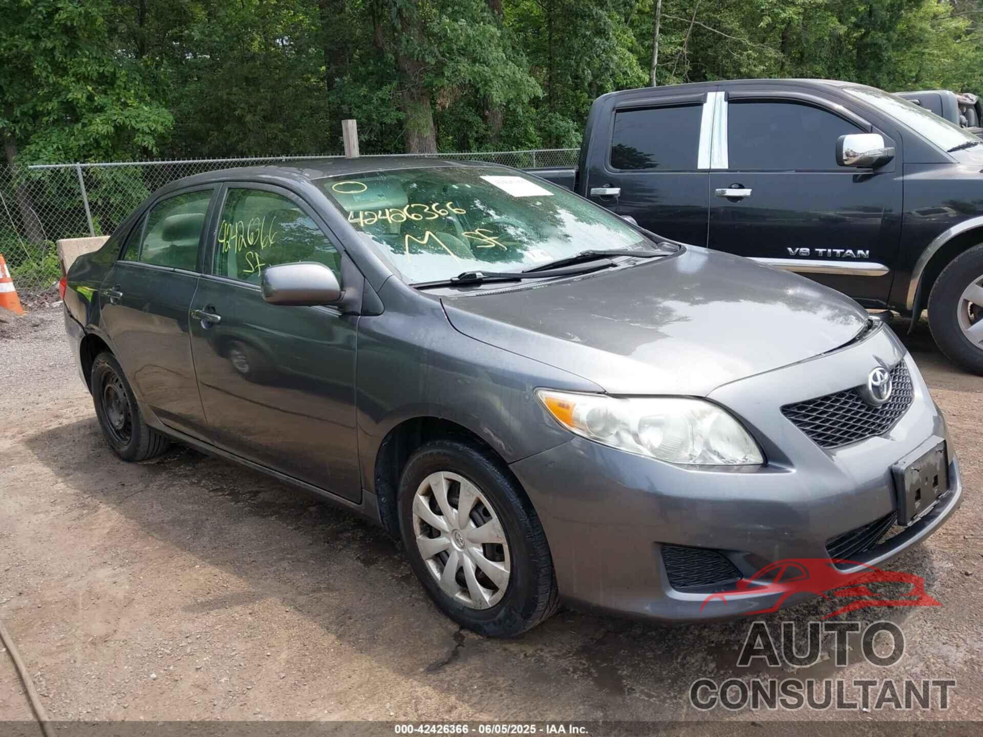 TOYOTA COROLLA 2009 - 2T1BU40E59C142718