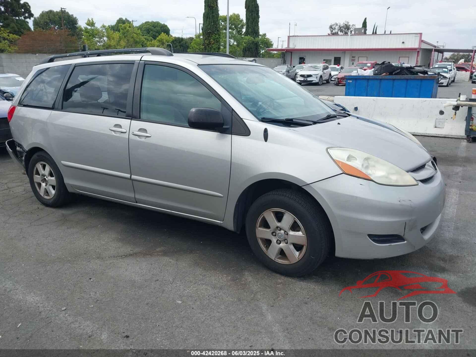 TOYOTA SIENNA 2009 - 5TDZK23C79S227392