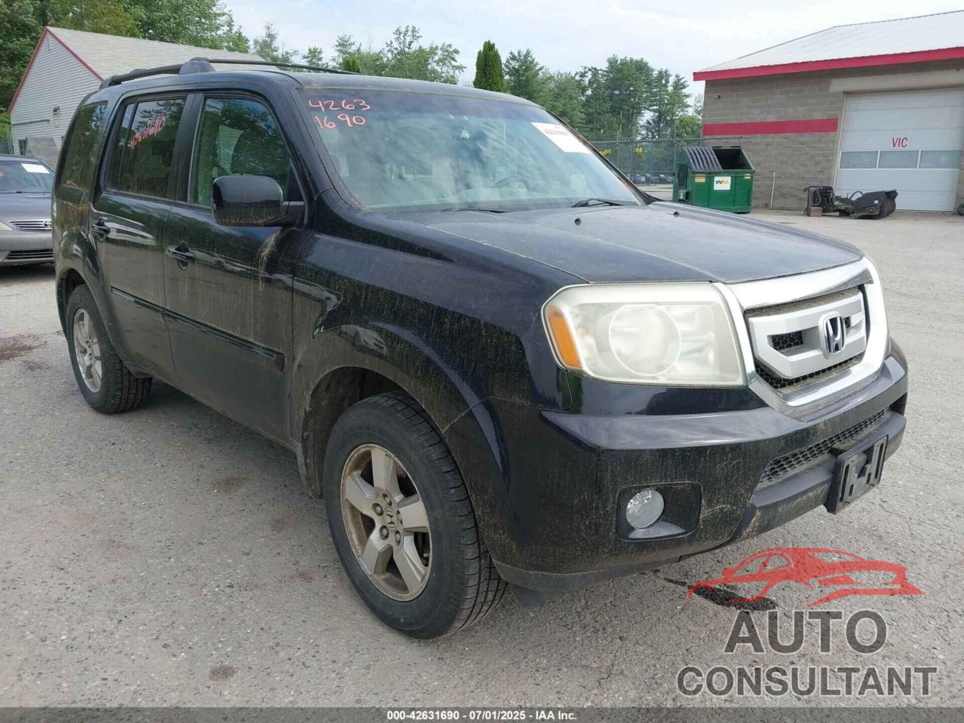 HONDA PILOT 2009 - 5FNYF484X9B008900