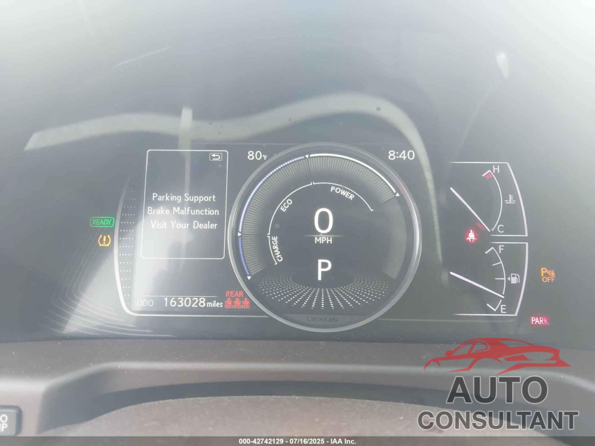 LEXUS ES 2020 - 58AD21B17LU010503