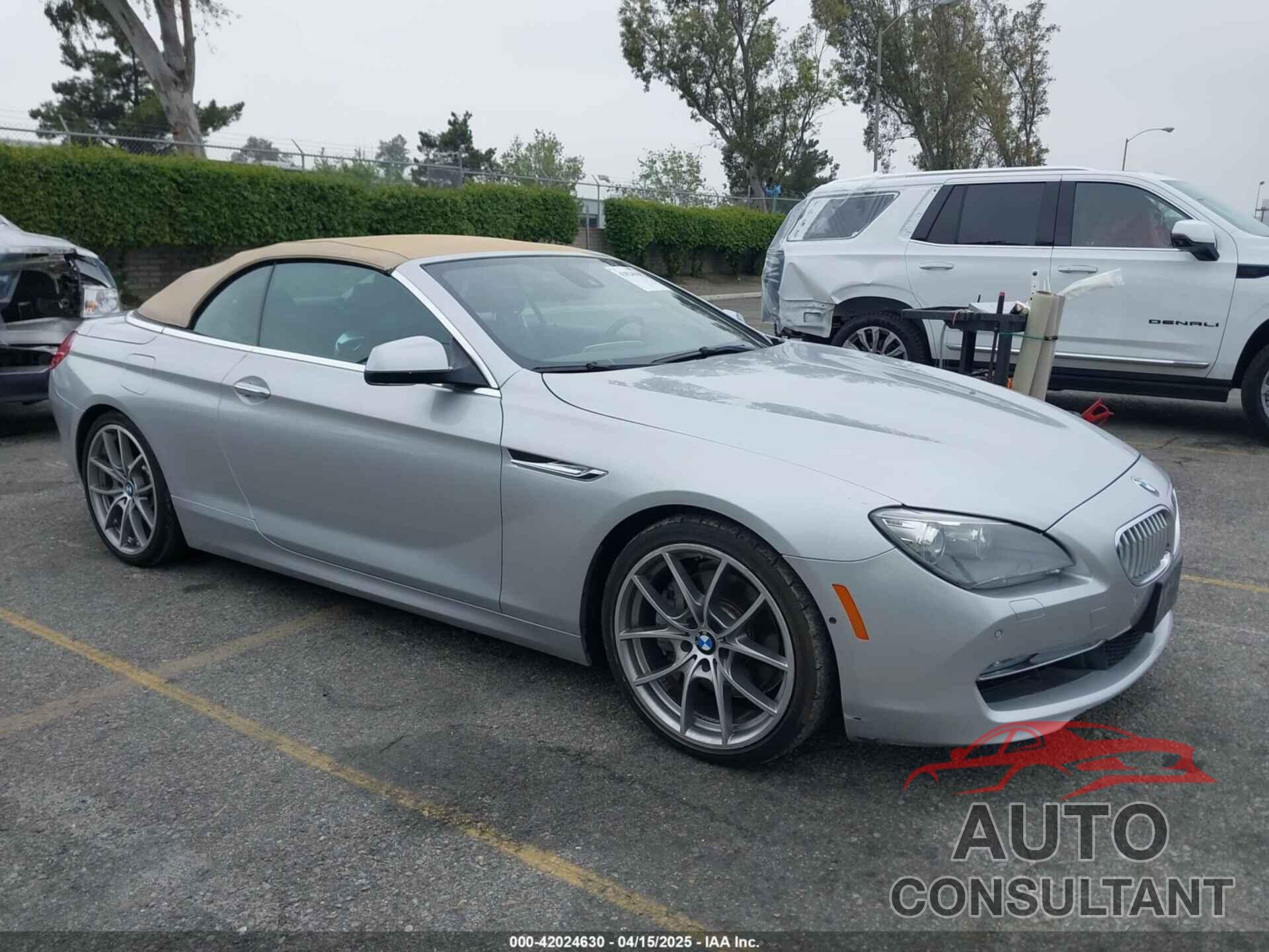 BMW 650I 2012 - WBALZ3C53CDL72101