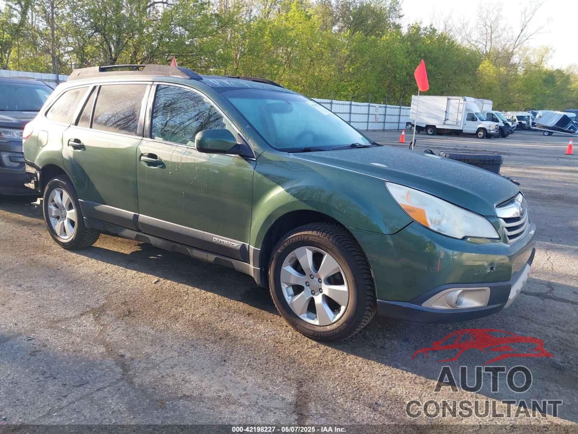 SUBARU OUTBACK 2011 - 4S4BRBKC2B3417263