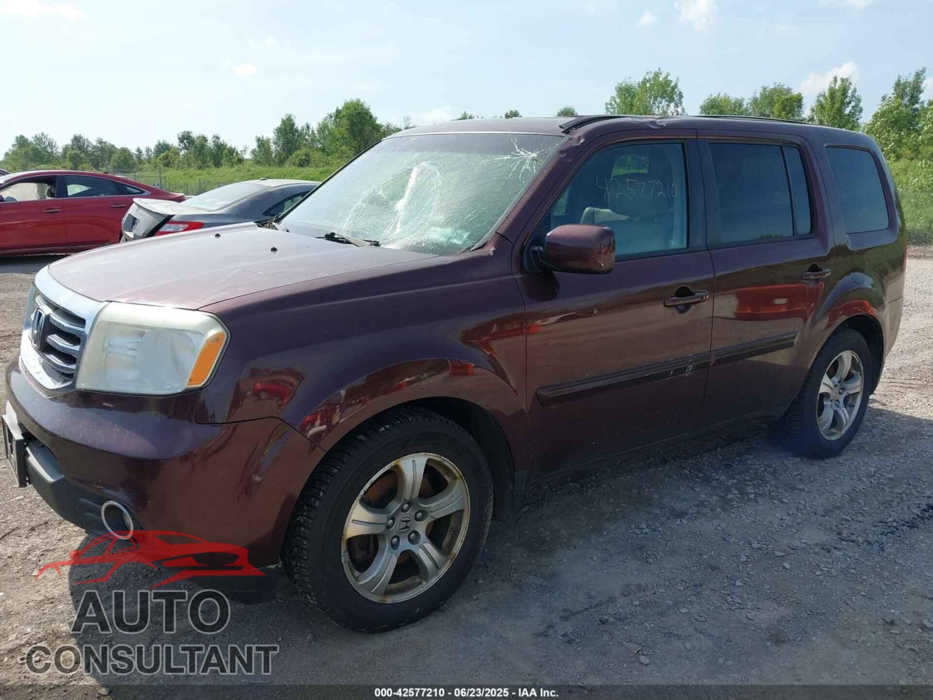 HONDA PILOT 2012 - 5FNYF4H60CB028534