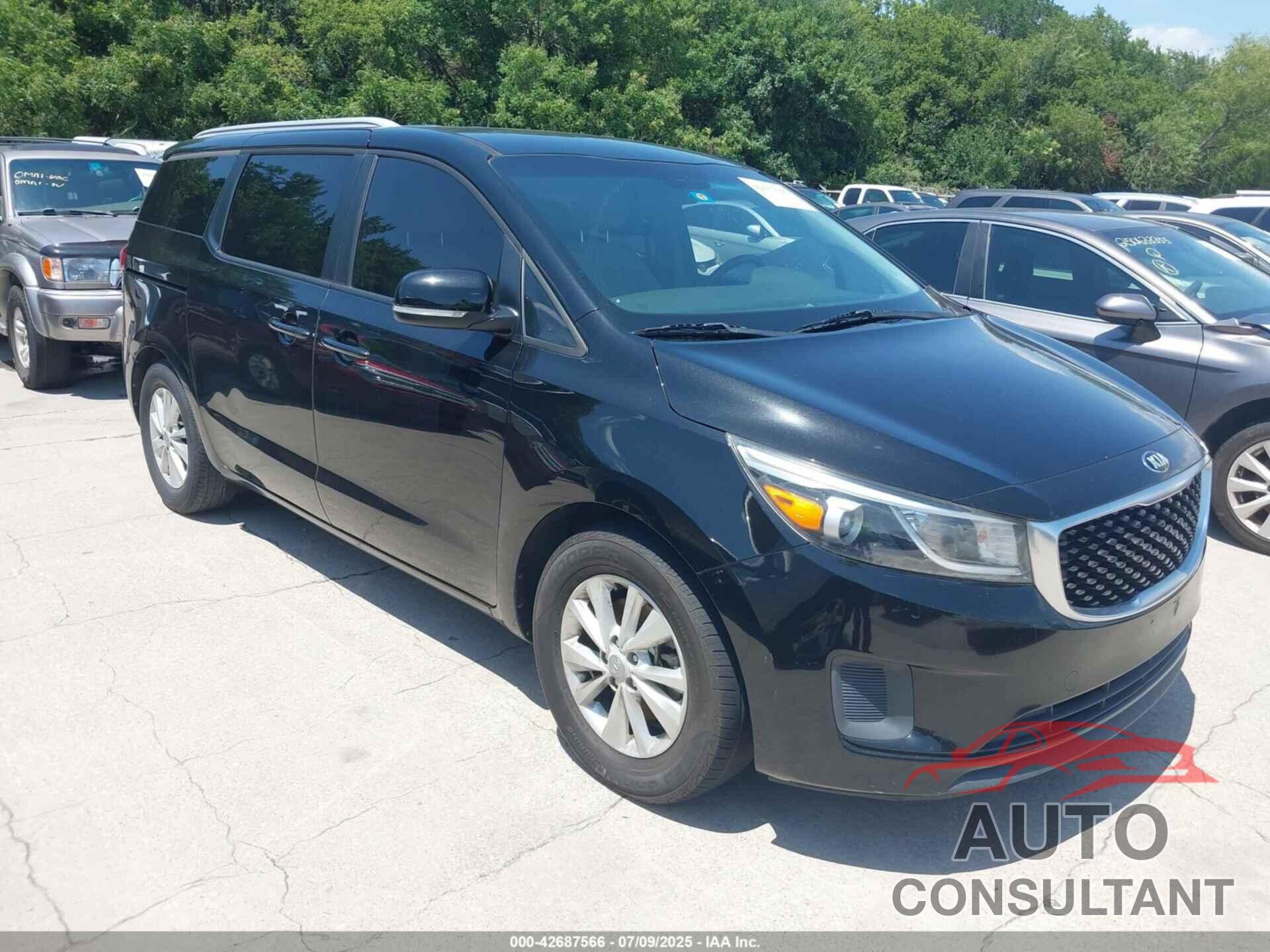 KIA SEDONA 2016 - KNDMB5C12G6090398