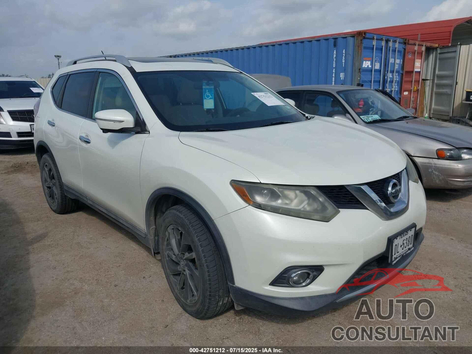NISSAN ROGUE 2015 - 5N1AT2MV8FC817992