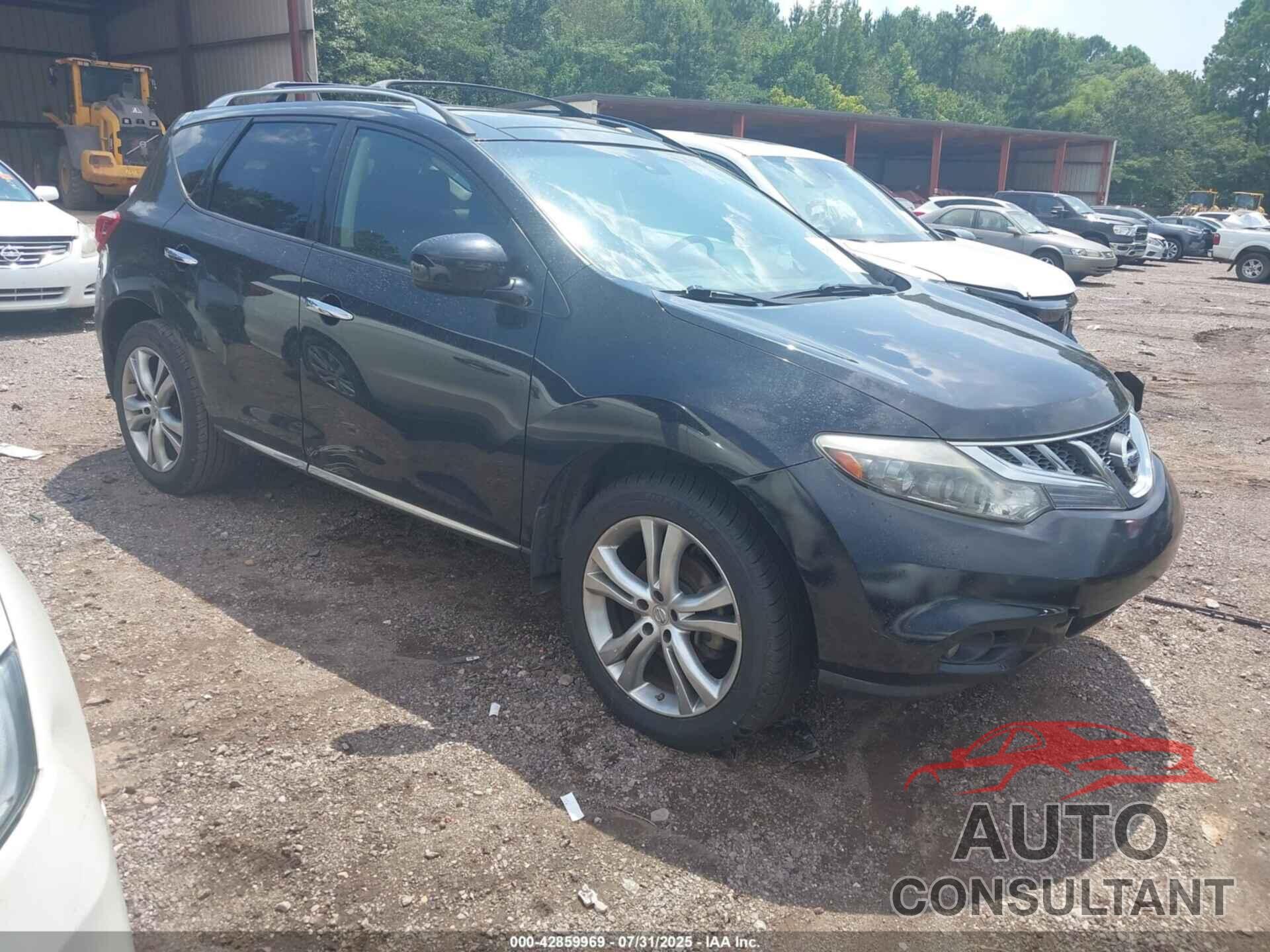 NISSAN MURANO 2011 - JN8AZ1MU8BW070136