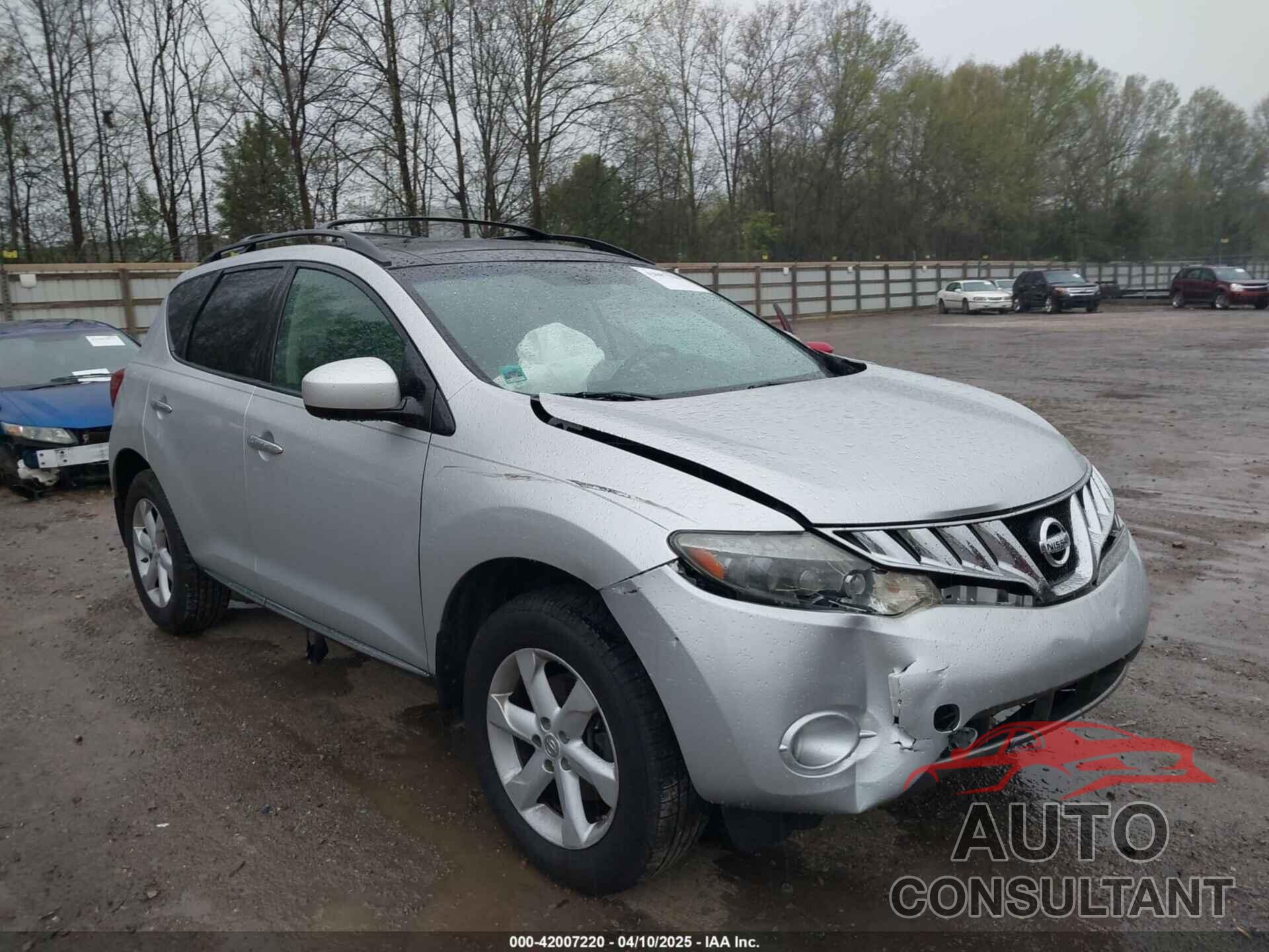 NISSAN MURANO 2010 - JN8AZ1MU7AW005454