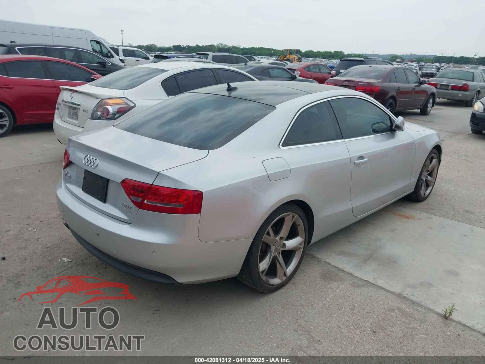 AUDI A5 2012 - WAULFAFR5CA026614