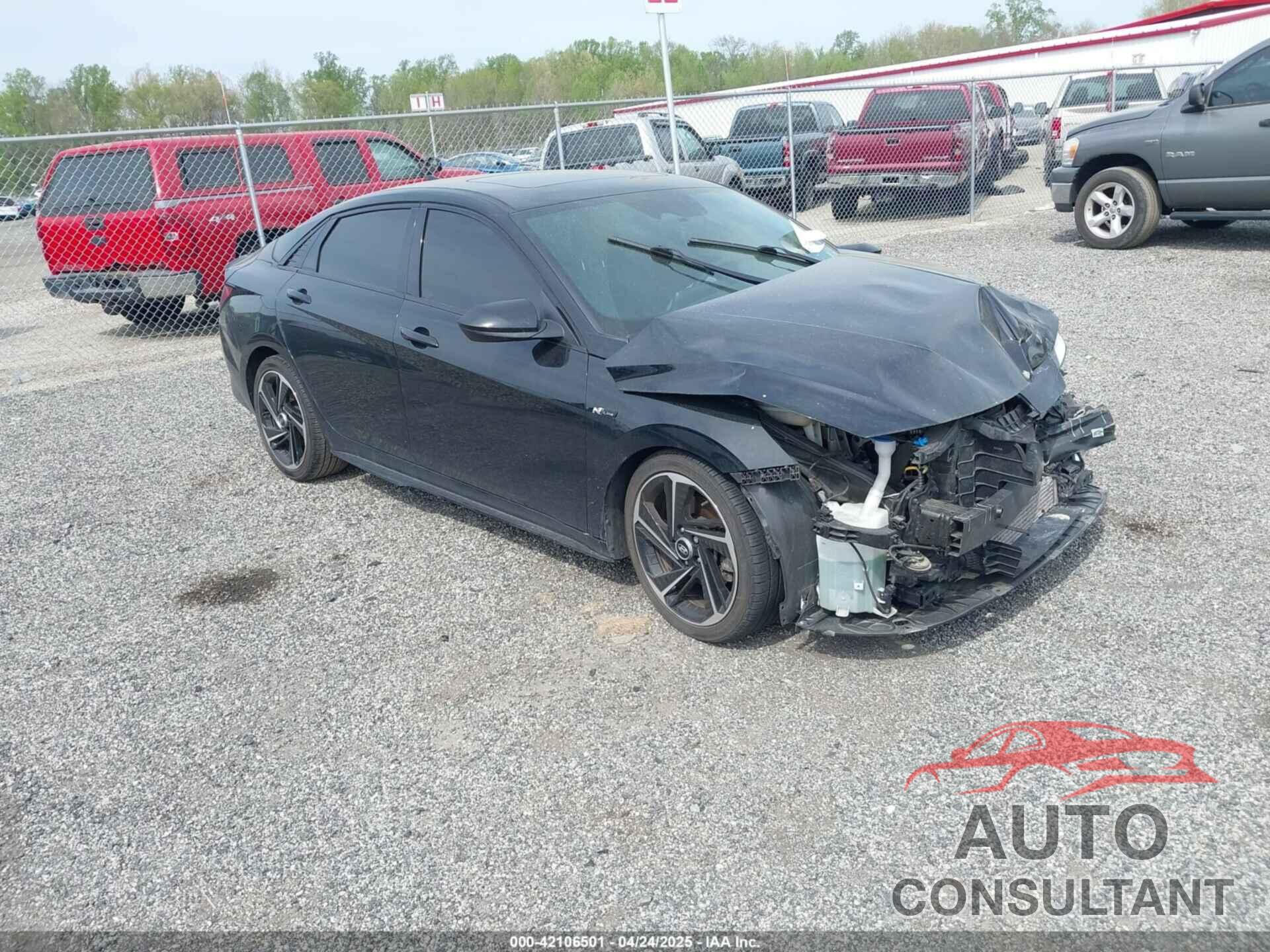 HYUNDAI ELANTRA 2021 - KMHLR4AF1MU148293