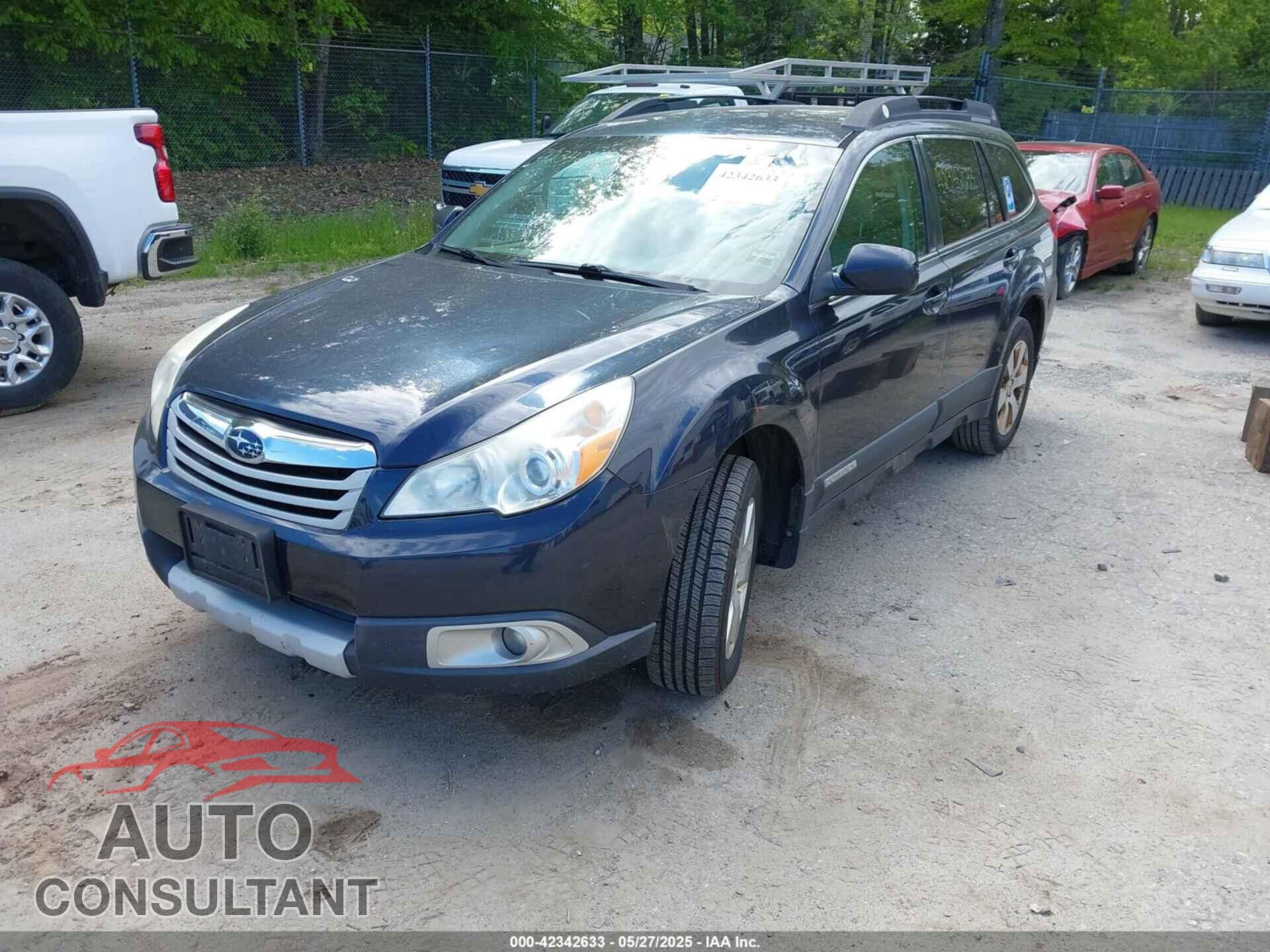 SUBARU OUTBACK 2012 - 4S4BRBJC2C3286080