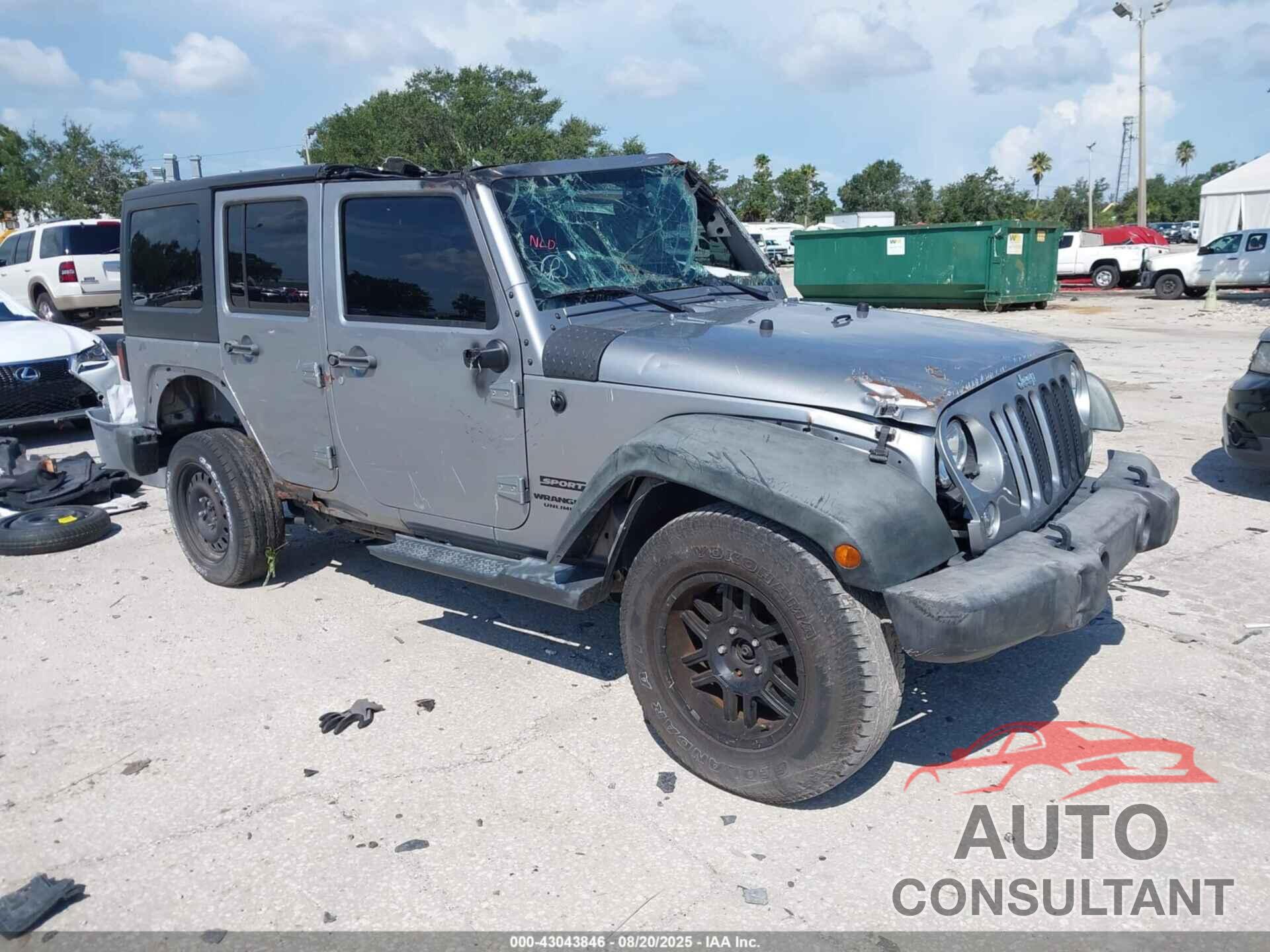 JEEP WRANGLER UNLIMITED 2015 - 1C4BJWDG1FL766956