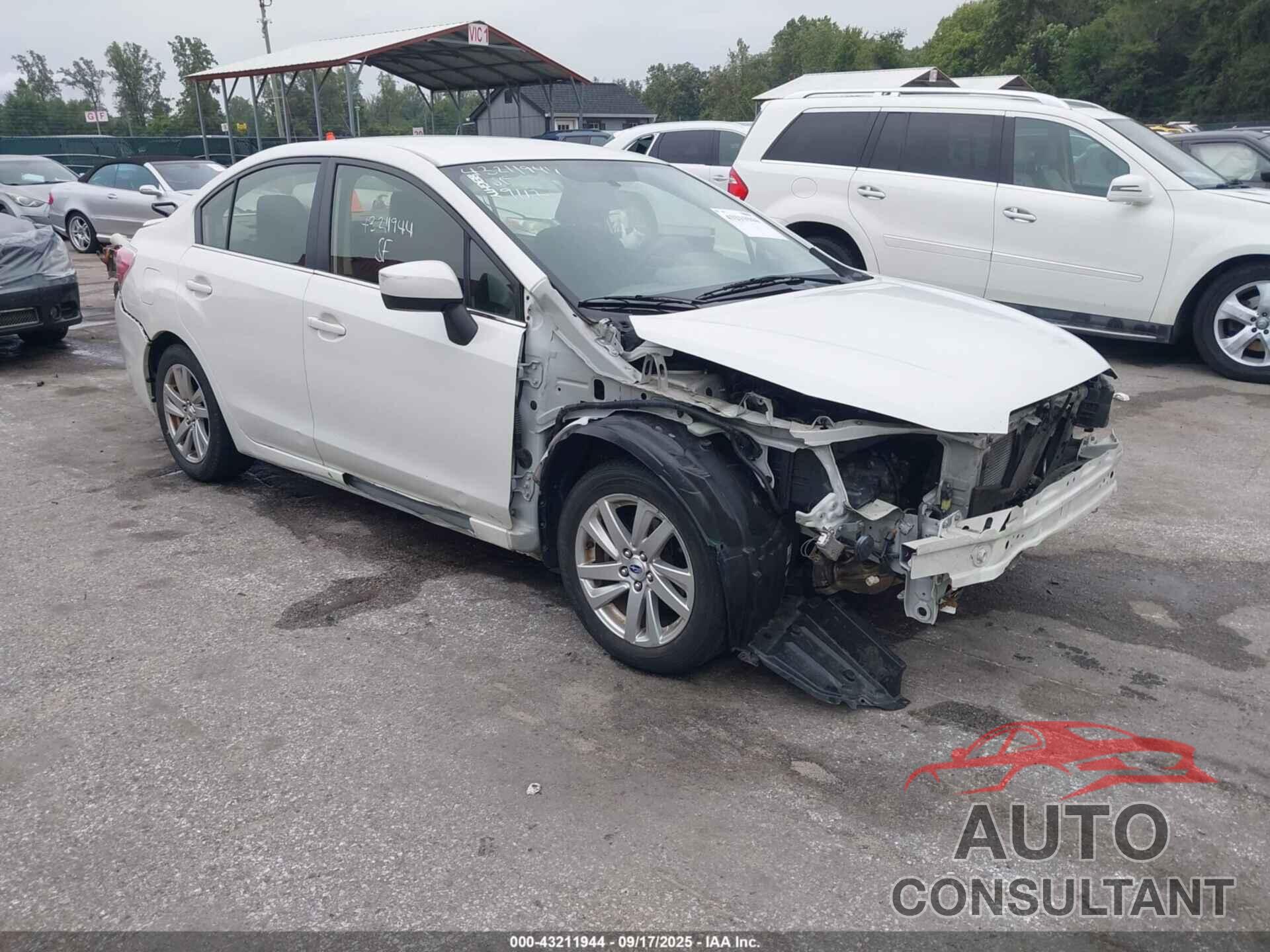 SUBARU IMPREZA 2016 - JF1GJAB63GH012275