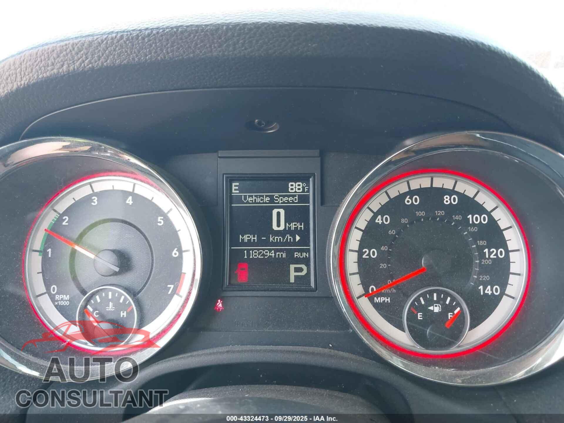 DODGE DURANGO 2013 - 1C4RDJEG9DC500699