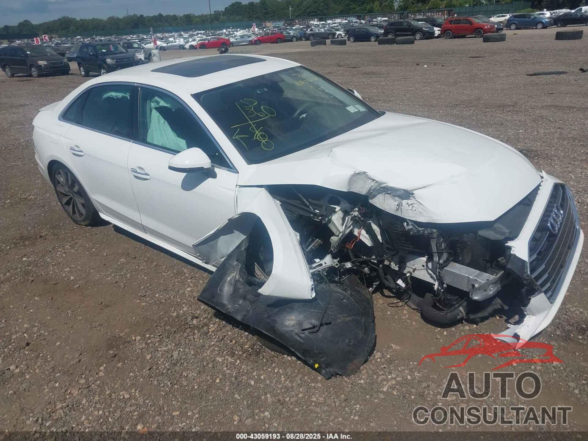AUDI A4 2022 - WAUABAF40NA016020