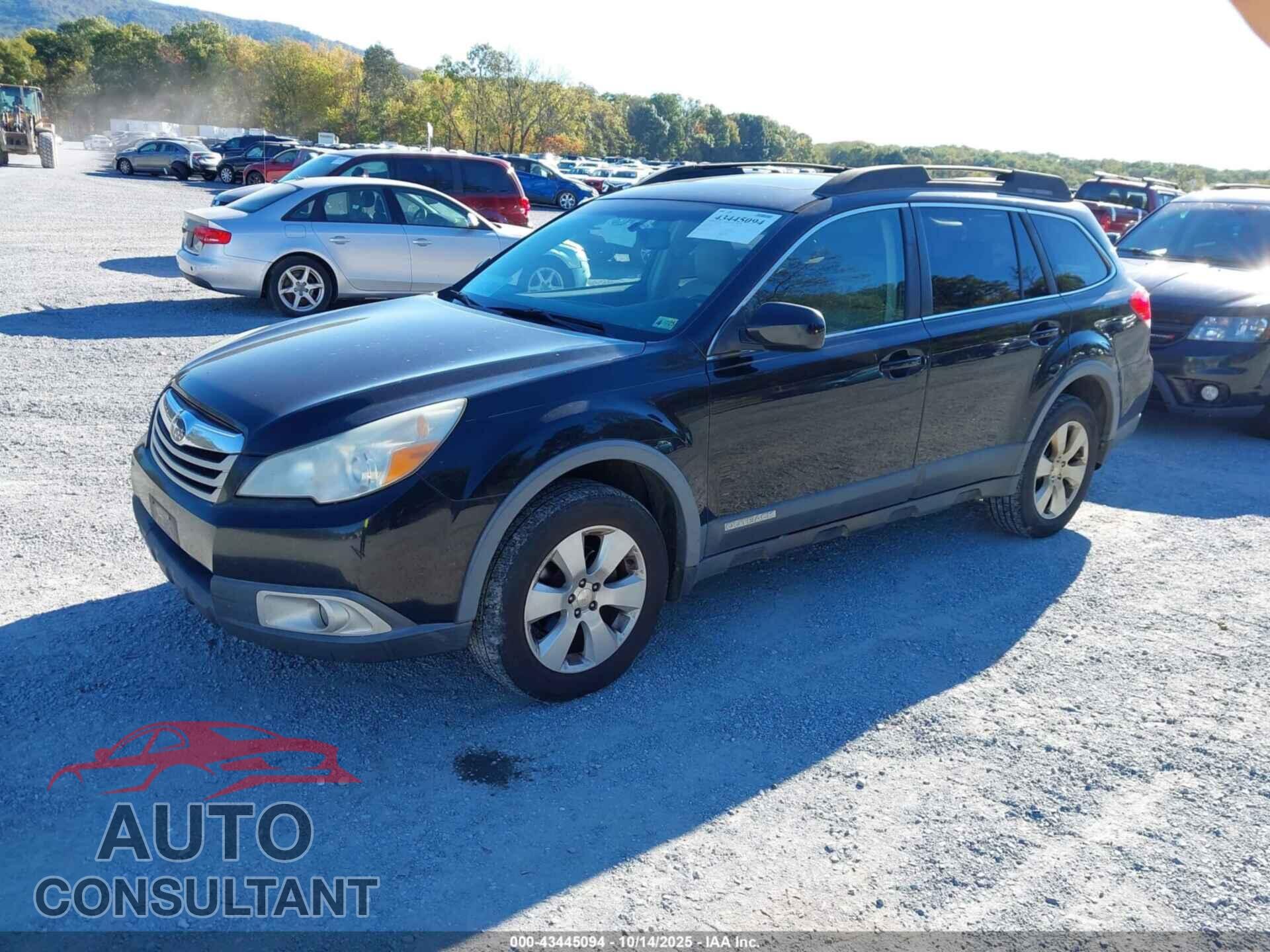 SUBARU OUTBACK 2012 - 4S4BRBGC8C3238123