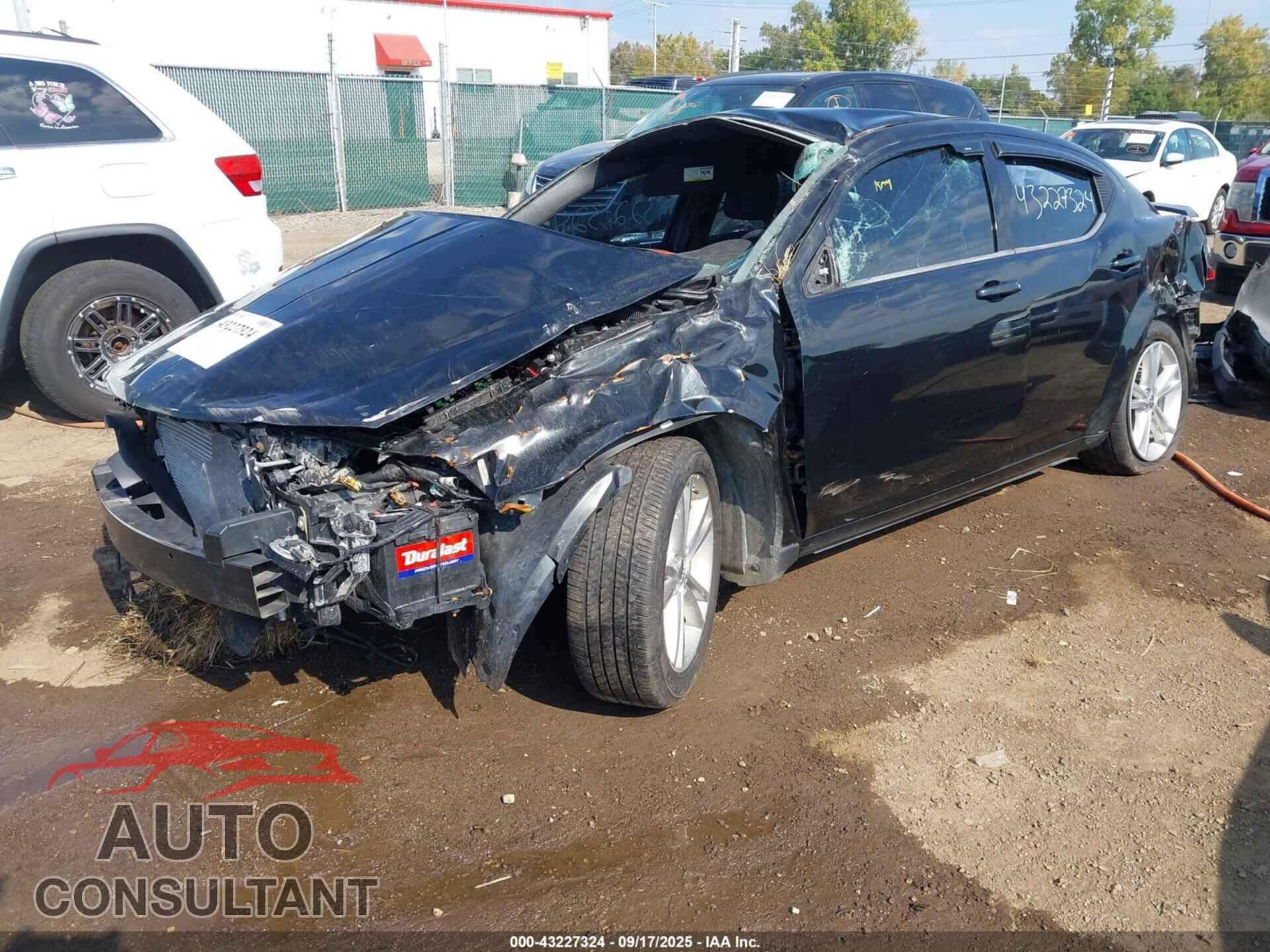 DODGE AVENGER 2012 - 1C3CDZAG0CN287420