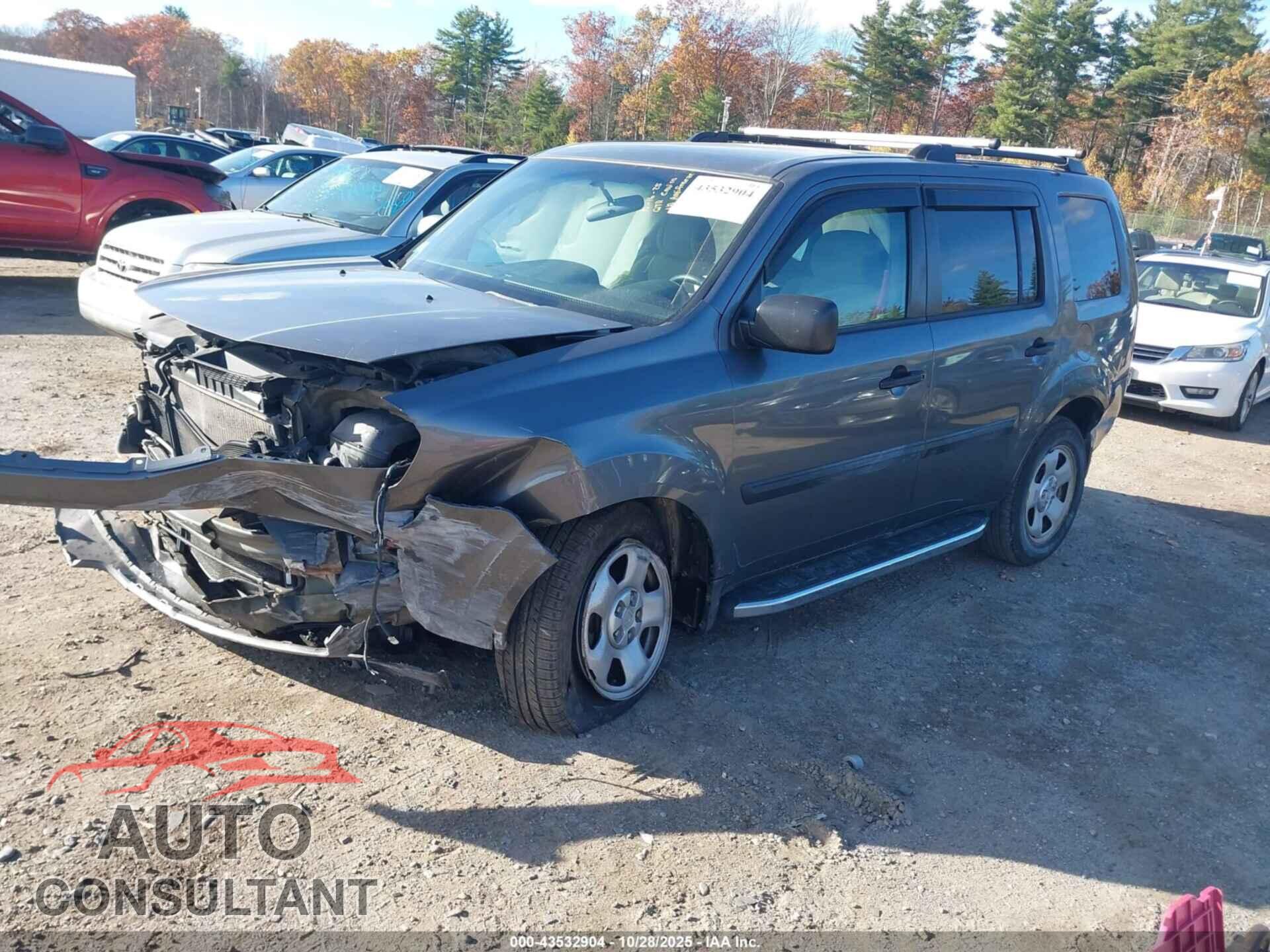 HONDA PILOT 2013 - 5FNYF4H23DB069125