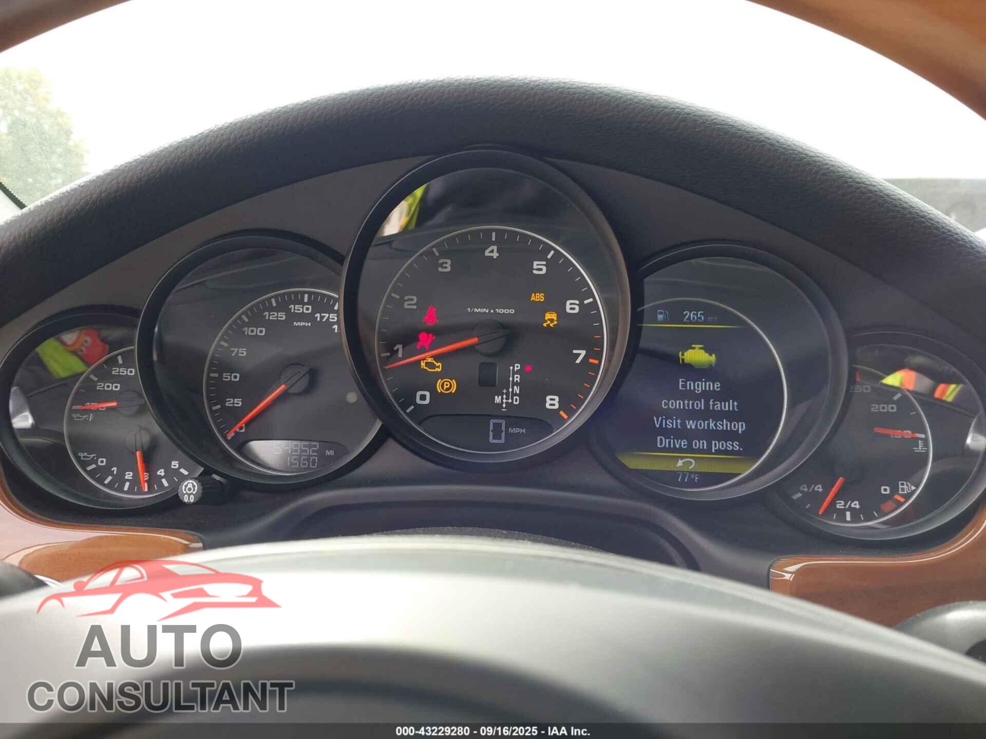 PORSCHE PANAMERA 2015 - WP0AA2A77FL005356