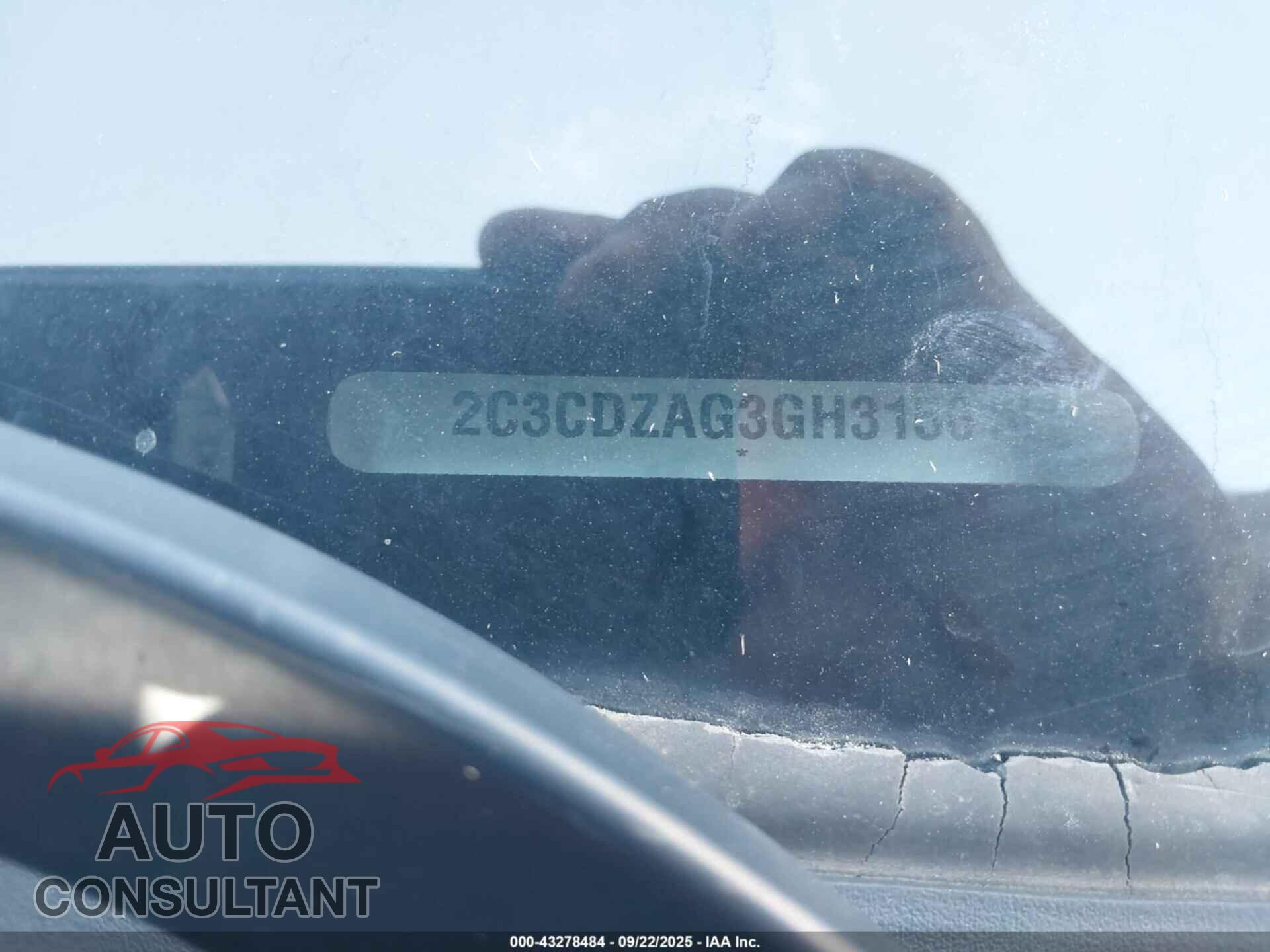 DODGE CHALLENGER 2016 - 2C3CDZAG3GH315614