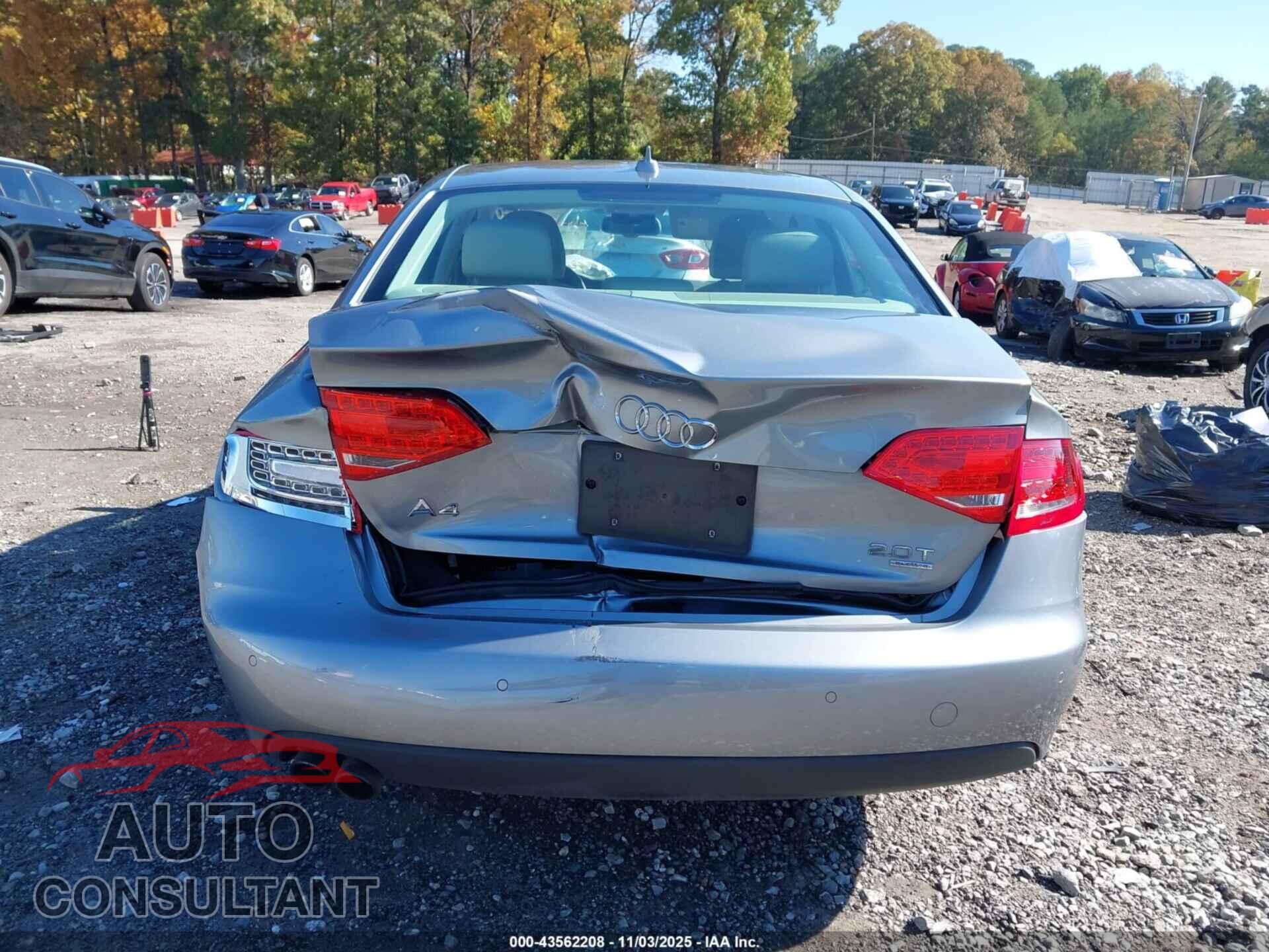 AUDI A4 2011 - WAUKFBFL7BN056041