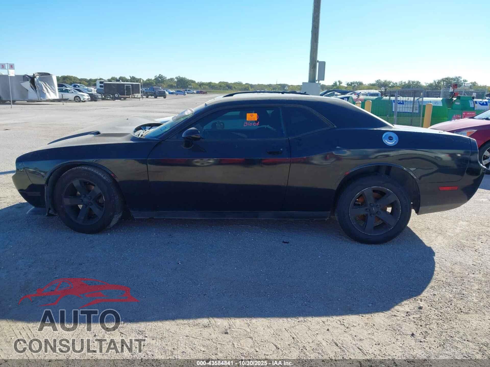 DODGE CHALLENGER 2012 - 2C3CDYAG6CH176860