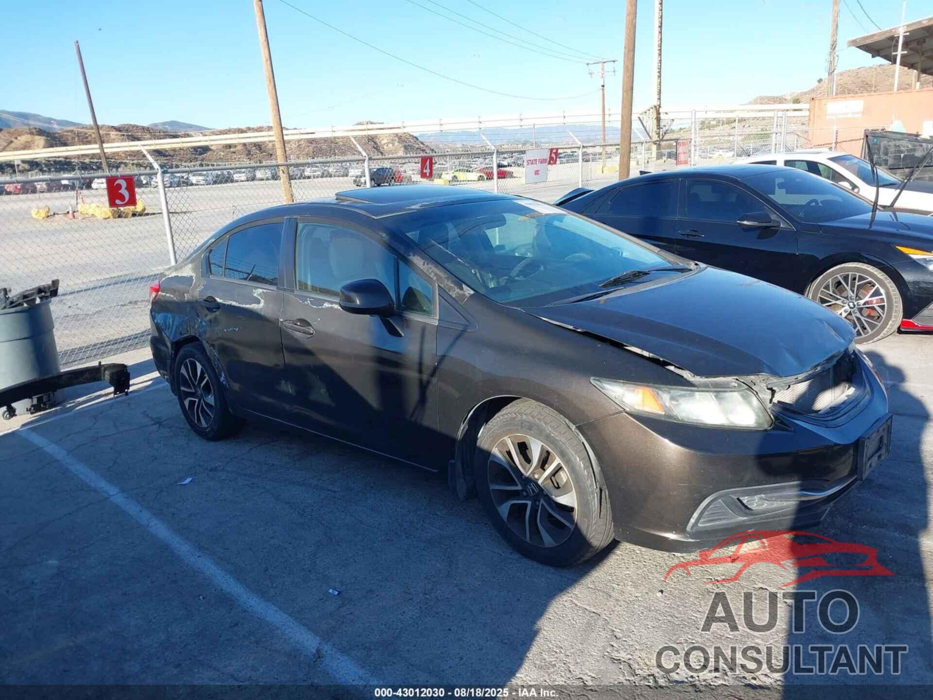 HONDA CIVIC 2013 - 19XFB2F89DE202510
