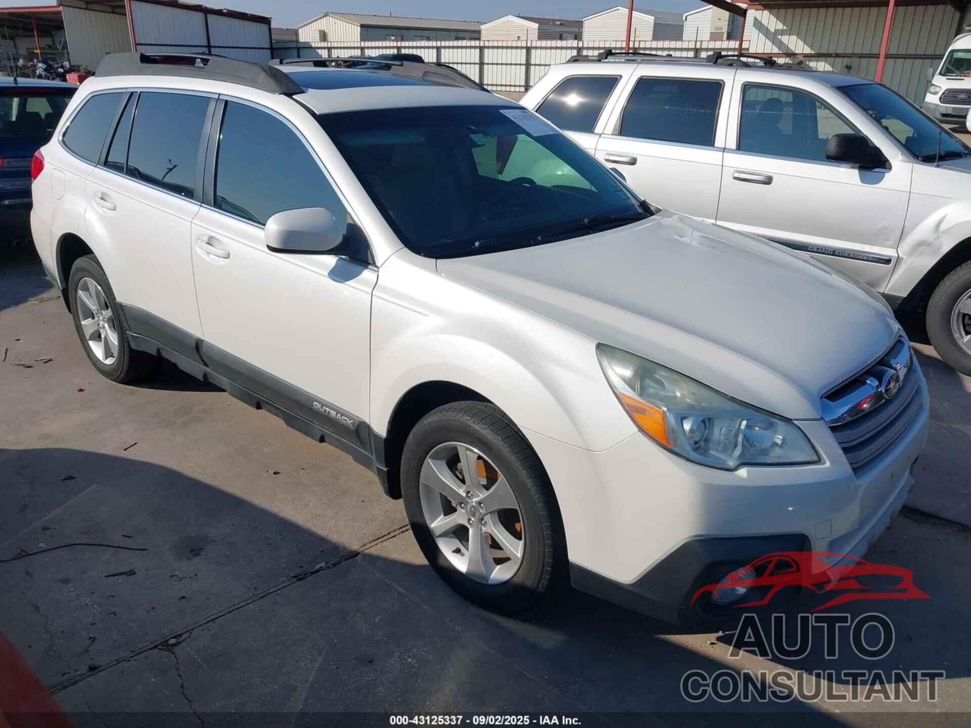SUBARU OUTBACK 2014 - 4S4BRBLC4E3236412