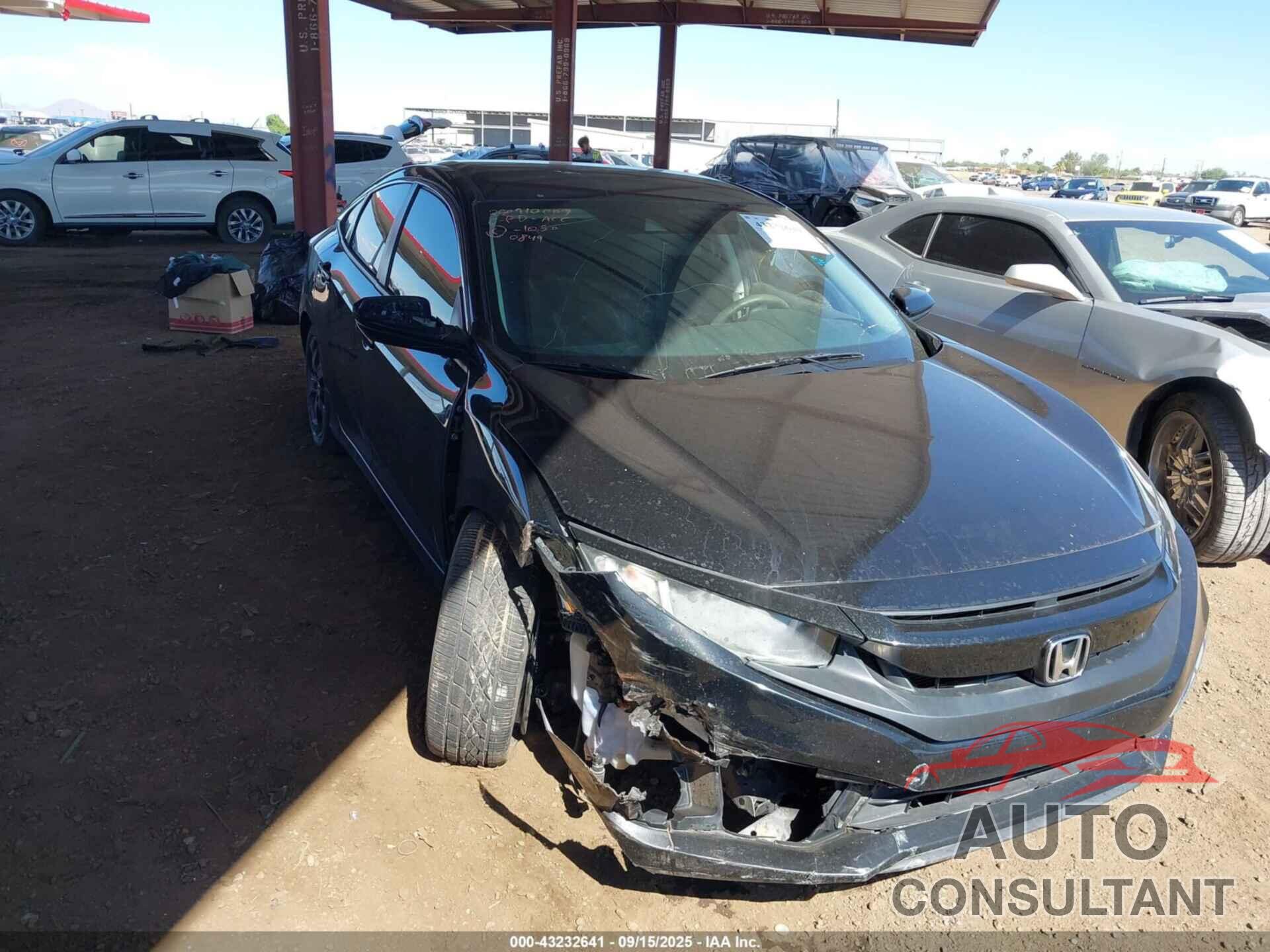 HONDA CIVIC 2019 - 2HGFC2F62KH530849