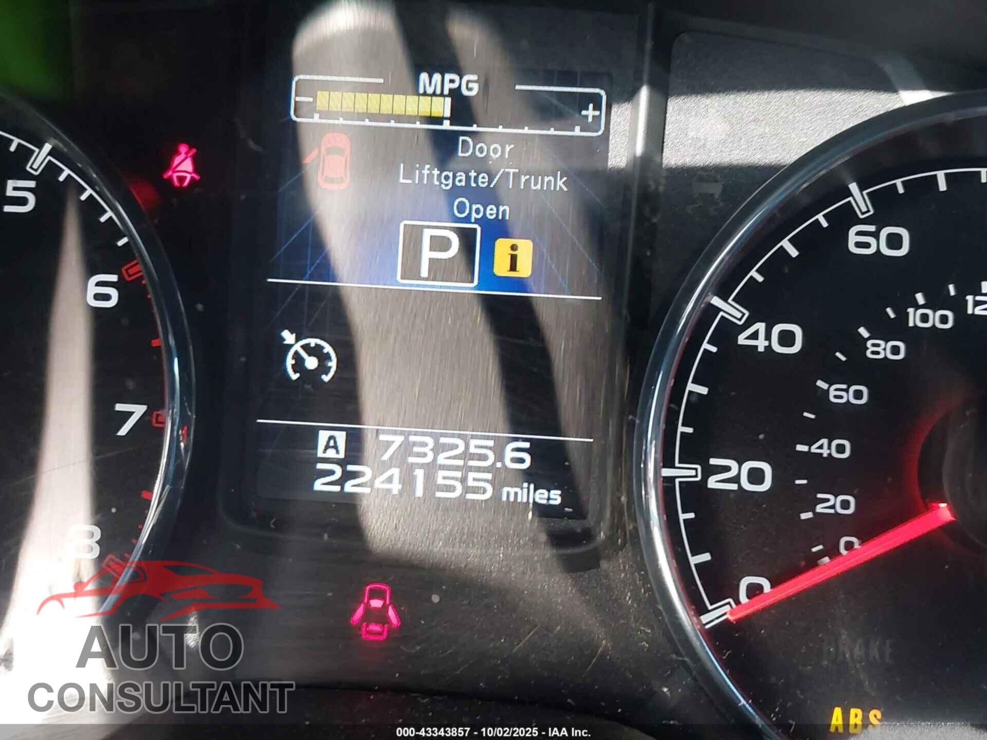 SUBARU OUTBACK 2014 - 4S4BRBLC8E3307644