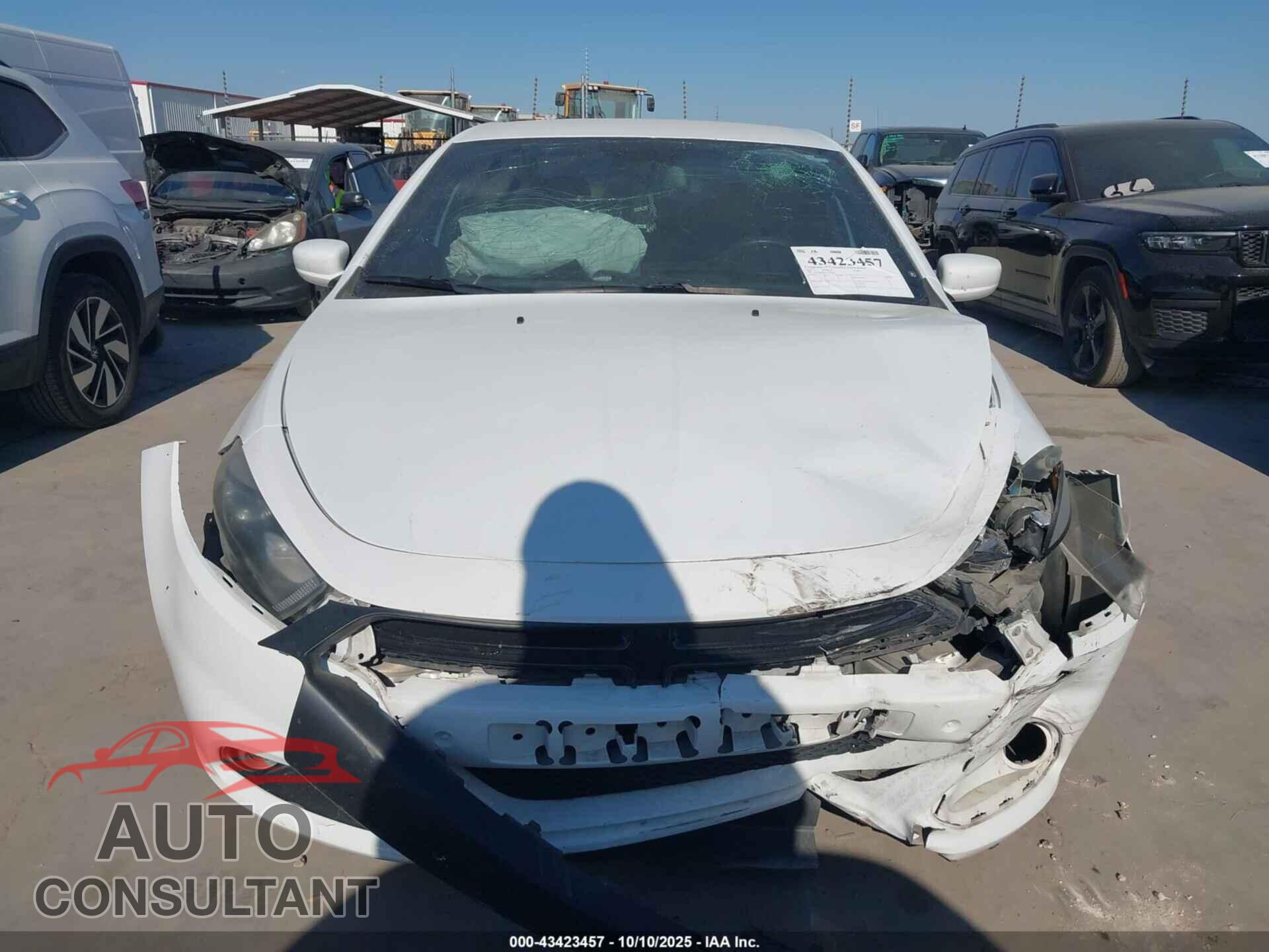 DODGE DART 2015 - 1C3CDFBB3FD247750