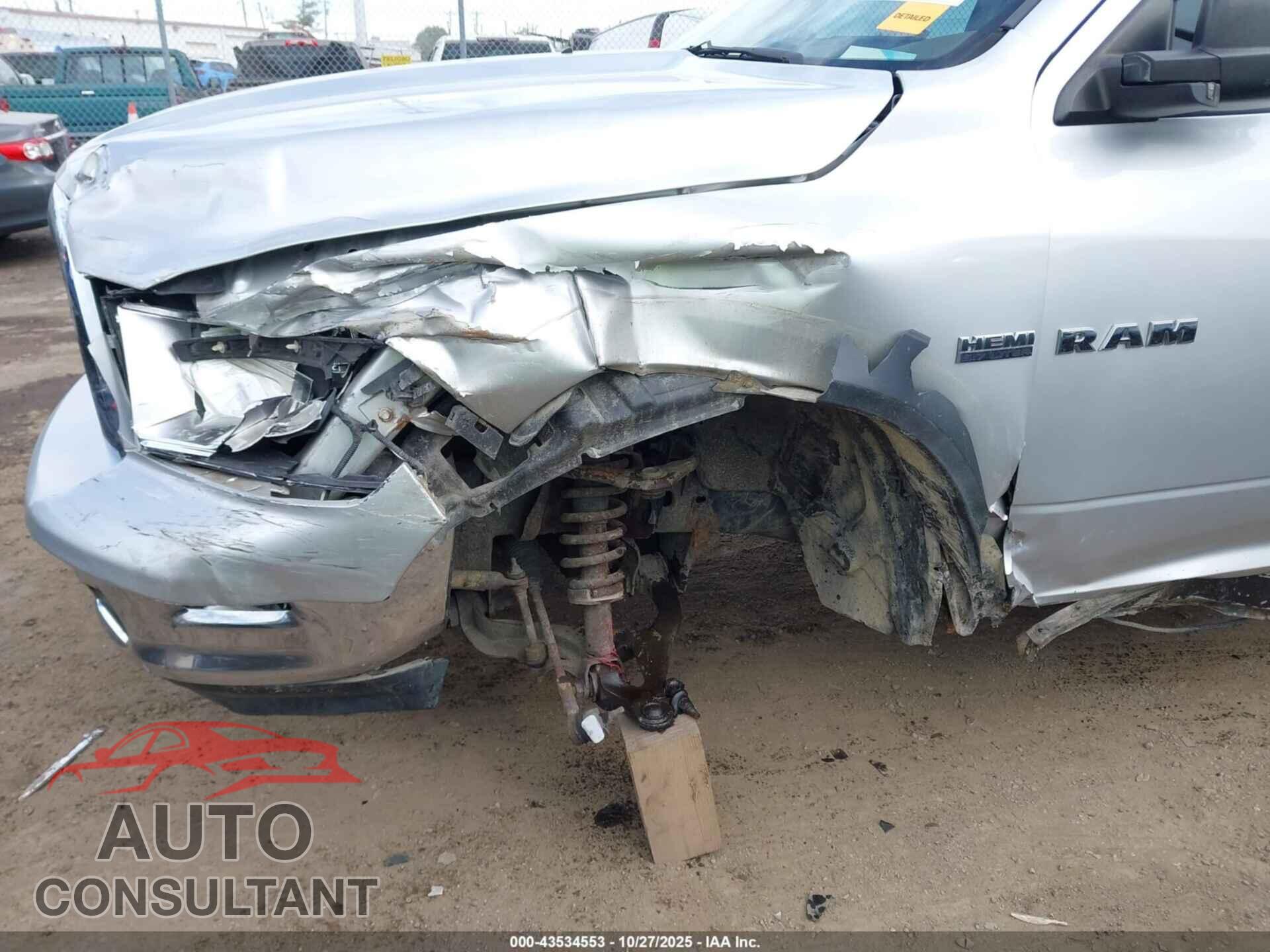 DODGE RAM 1500 2009 - 1D3HV18TX9S771213