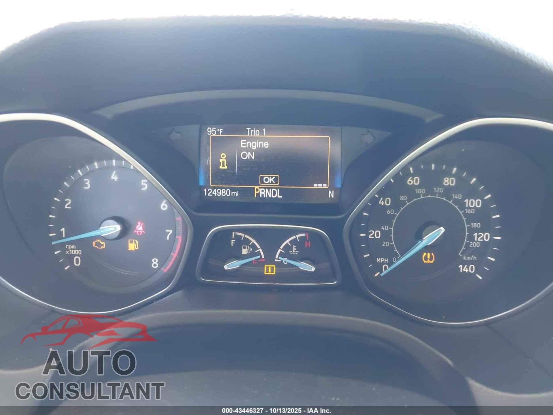 FORD FOCUS 2015 - 1FADP3F23FL205462