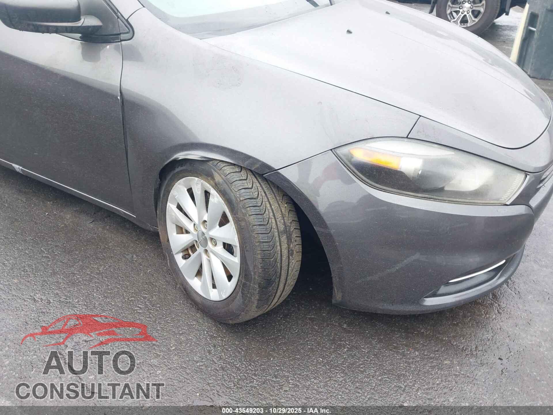 DODGE DART 2014 - 1C3CDFBB7ED802133