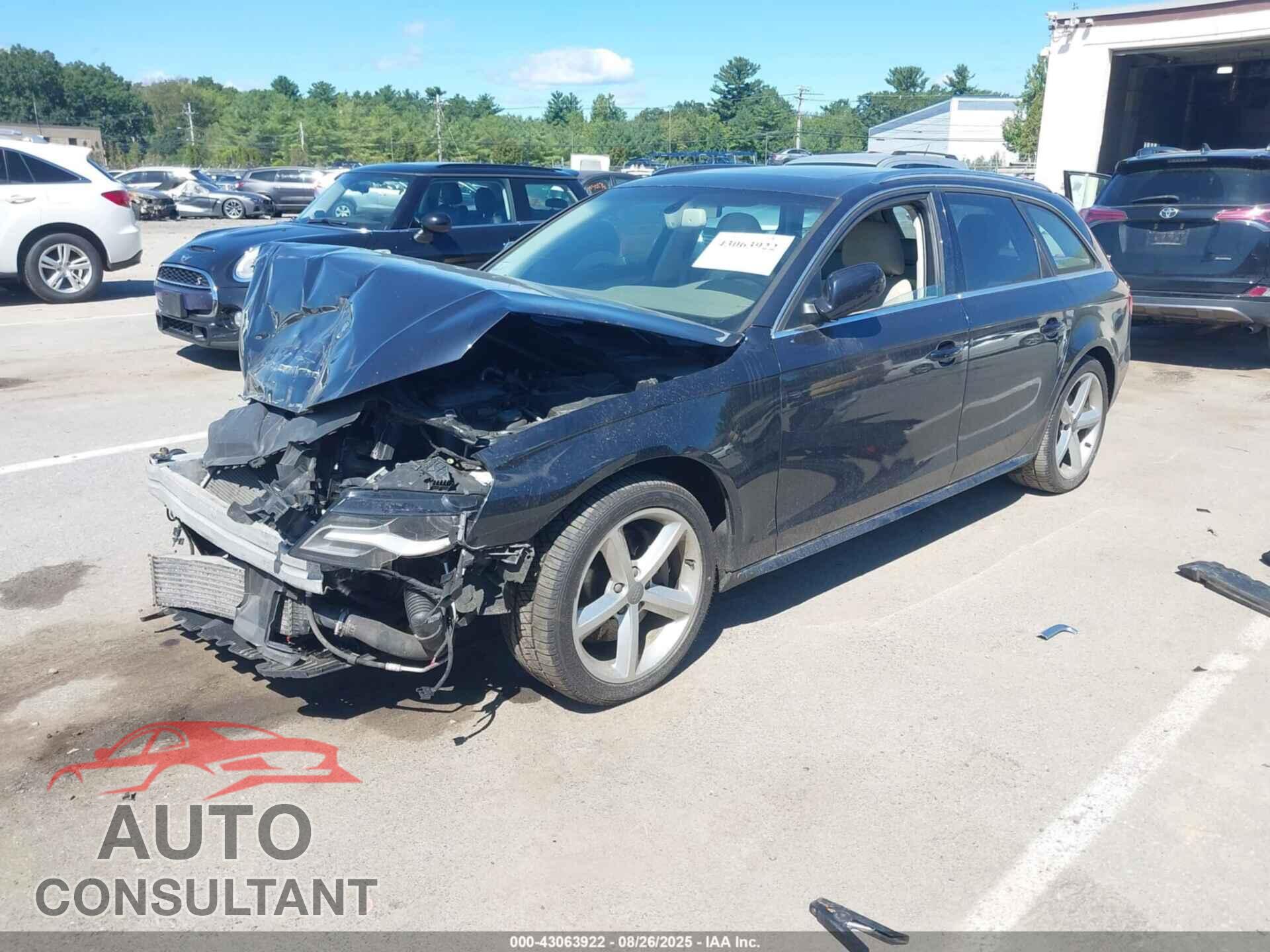 AUDI A4 2012 - WAUWFAFLXCA059584