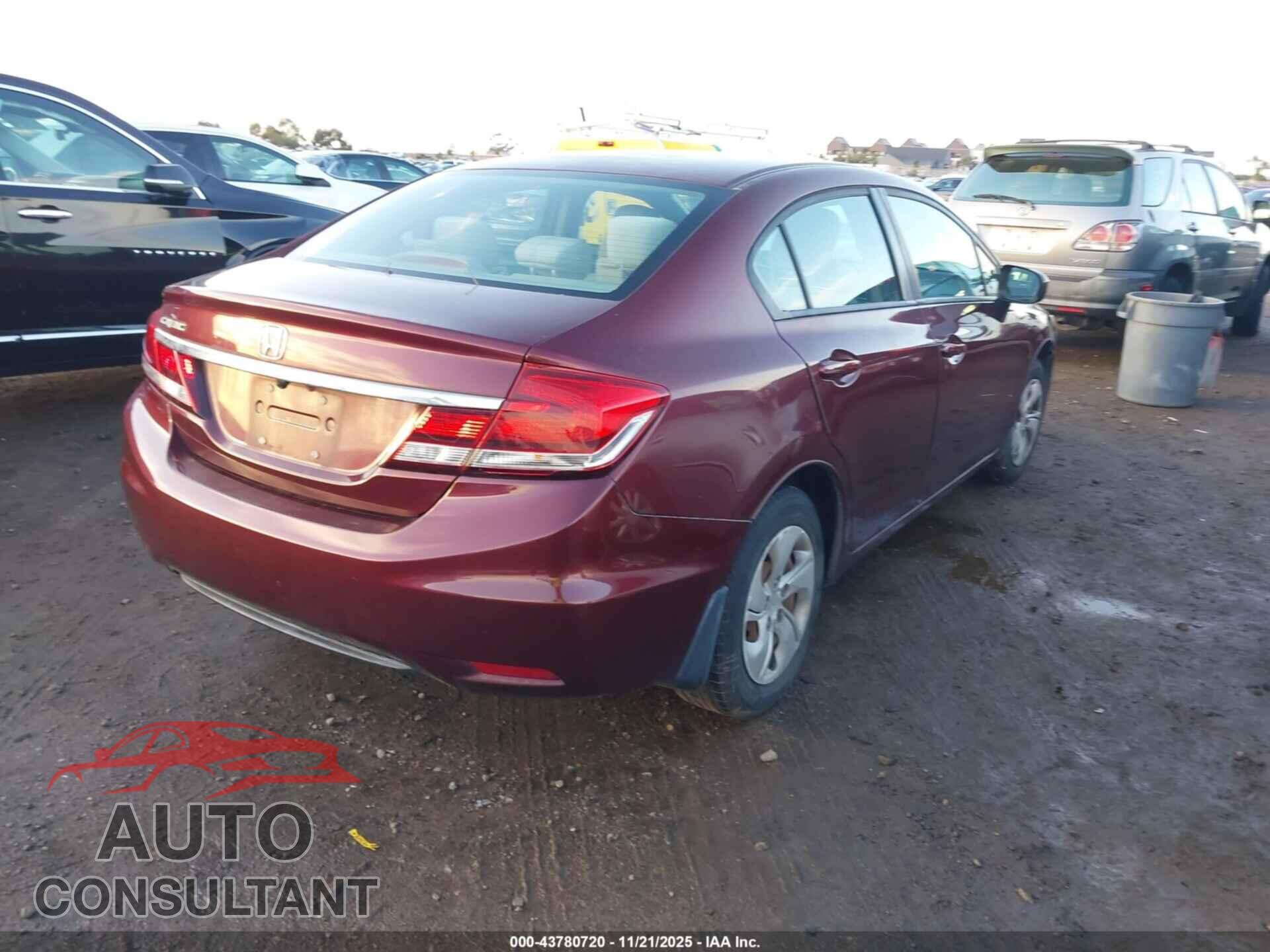 HONDA CIVIC 2014 - 19XFB2F51EE252082