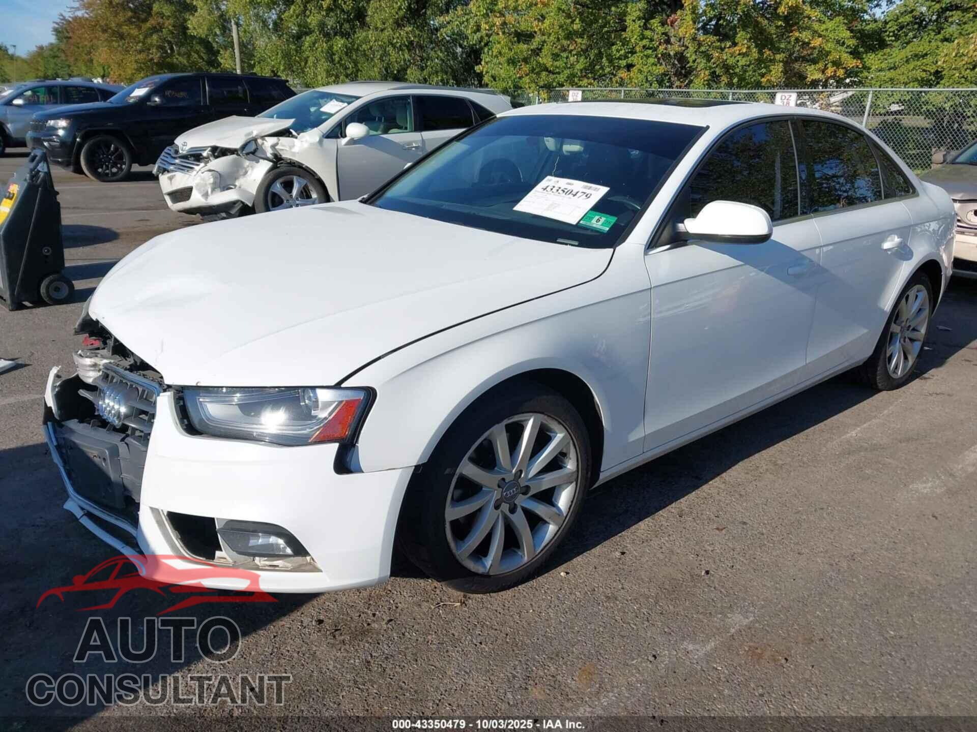 AUDI A4 2013 - WAUFFAFL2DN037170