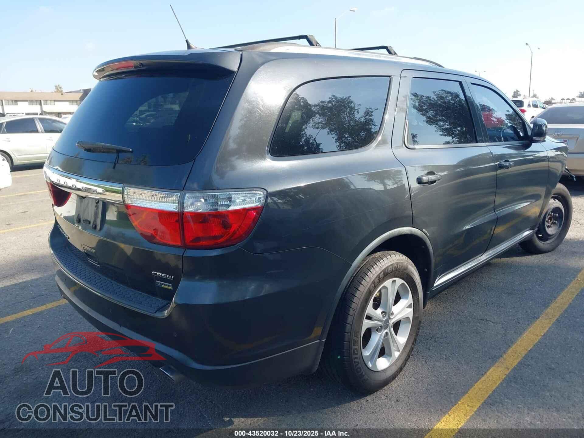 DODGE DURANGO 2011 - 1D4RD4GG2BC729238