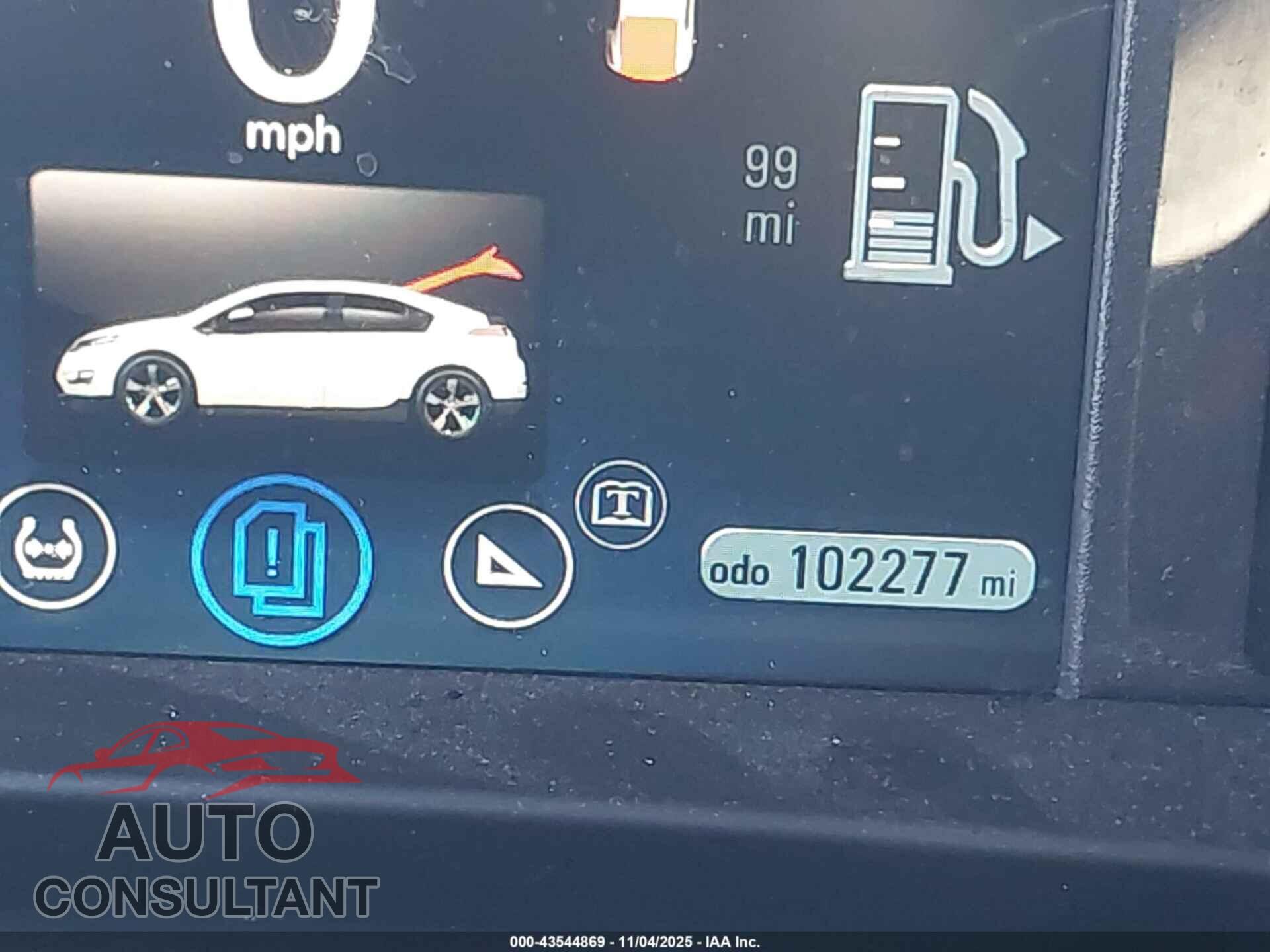 CHEVROLET VOLT 2013 - 1G1RB6E44DU114350