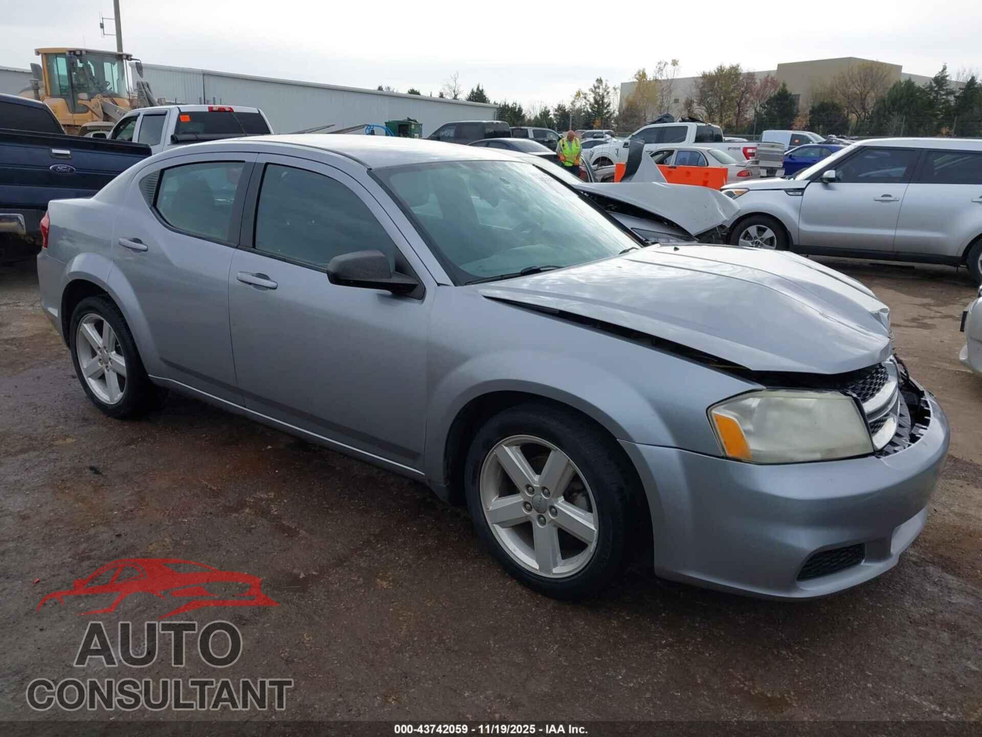 DODGE AVENGER 2013 - 1C3CDZAB1DN680686